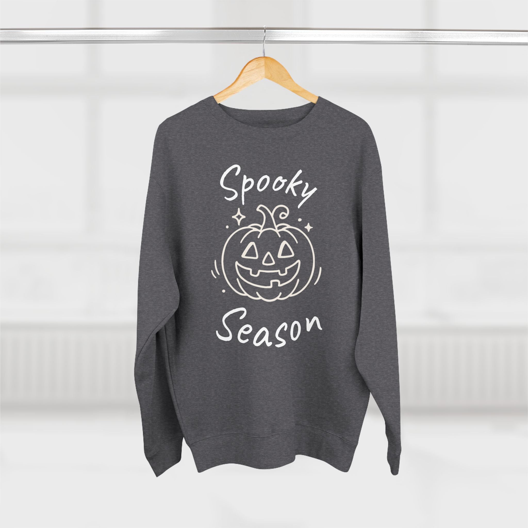 Halloween Pumpkin Sweatshirt, Unisex Crewneck, Cozy Fall Apparel, Spooky Season Fashion, Holiday Gift, Autumn Sweatshirt