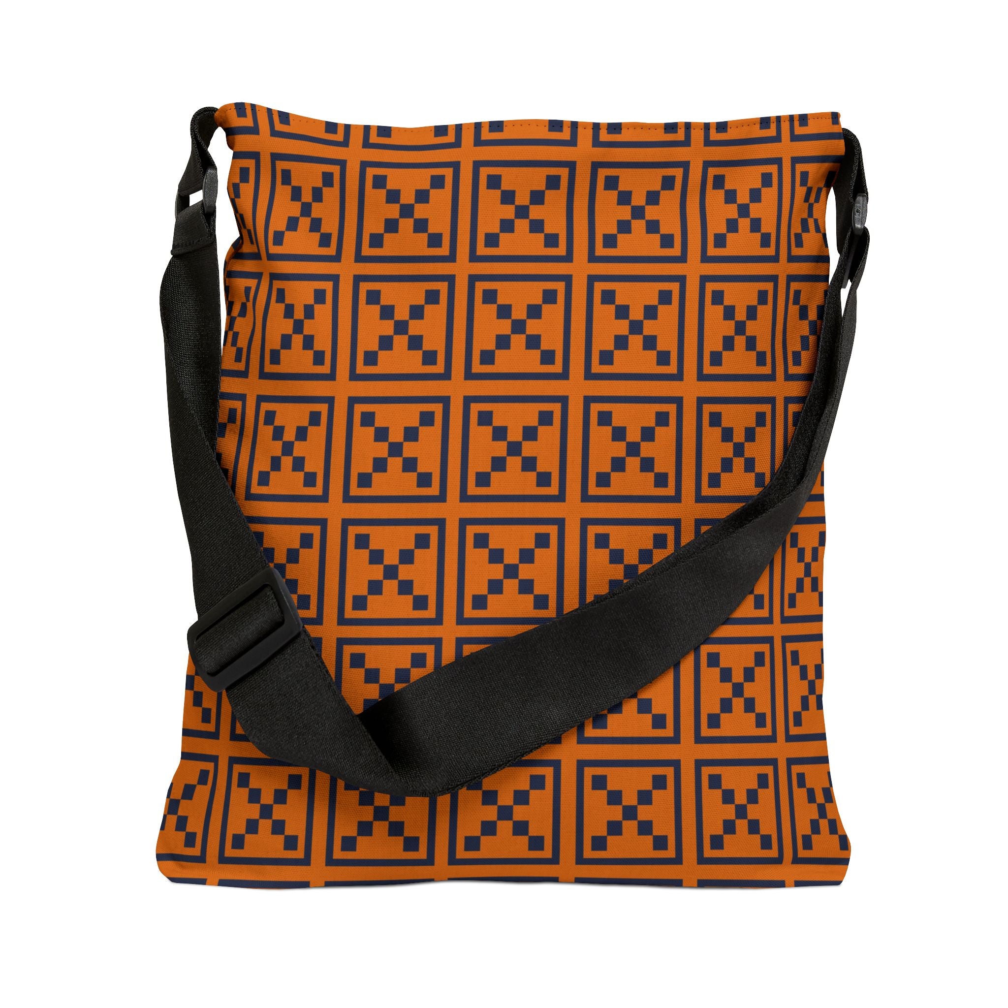 Stylish Adjustable Tote Bag, Trendy Cross-Patterned Bag, Everyday Canvas Tote, Perfect for Shopping, Eco-Friendly Gift Idea