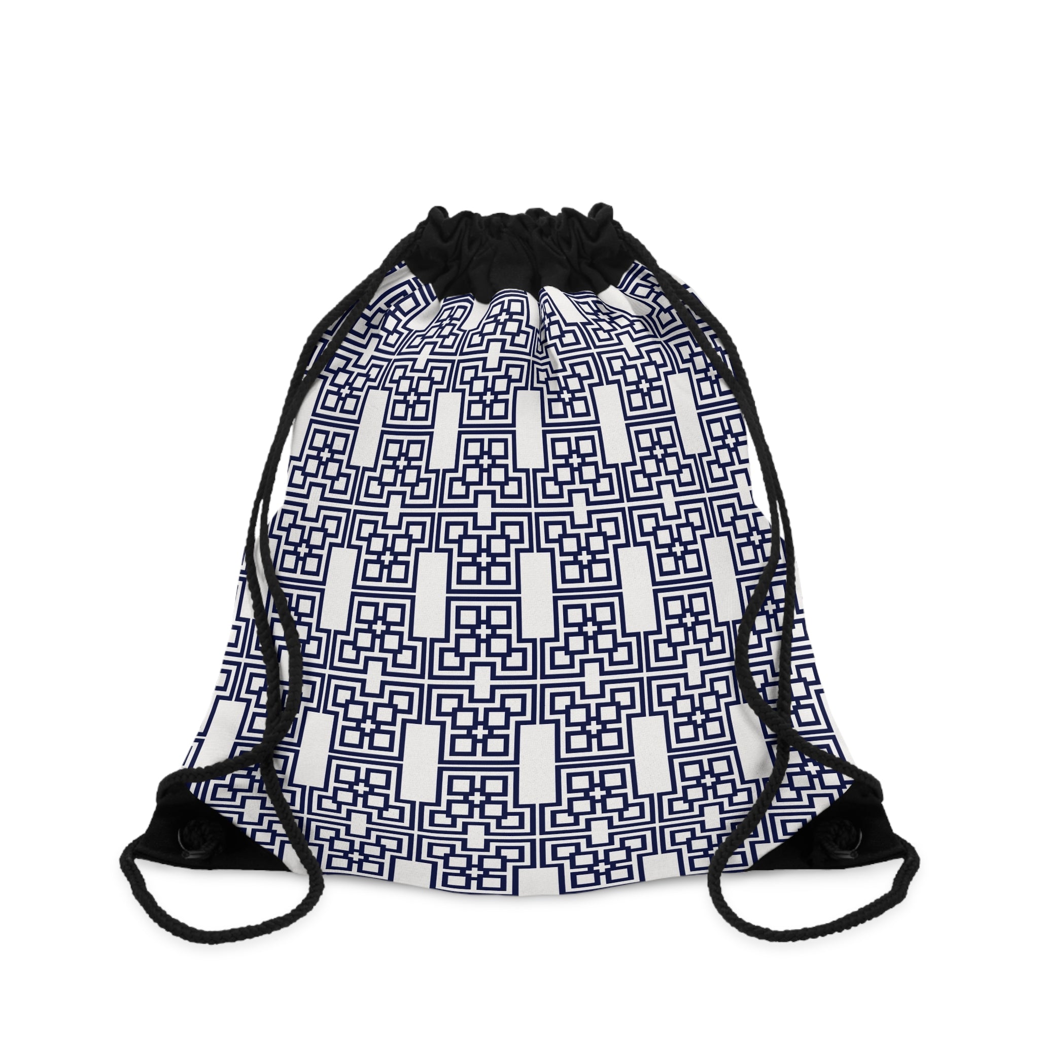 Stylish Geometric Drawstring Bag – Perfect for Gym, School, Travel, Gifts, and Daily Use