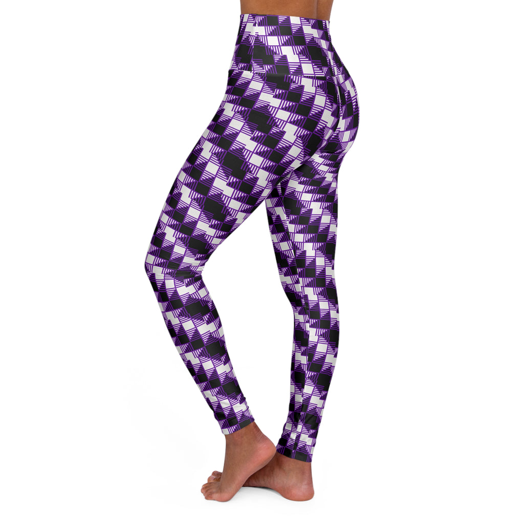 High Waisted Yoga Leggings - Stylish Activewear, Fitness Apparel, Gym Wear, Gift for Yogis, Trendy Workout Leggings