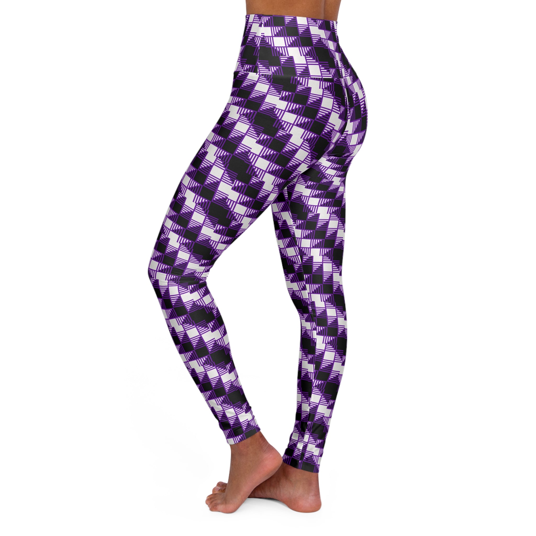 High Waisted Yoga Leggings - Stylish Activewear, Fitness Apparel, Gym Wear, Gift for Yogis, Trendy Workout Leggings