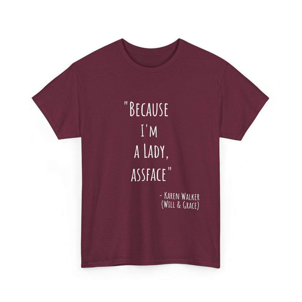 Funny Quote Tee - Unisex Heavy Cotton T-Shirt, Perfect Gift for Birthdays, Casual Wear, Comedy Fans, Self-Expression, Unique Merchandise