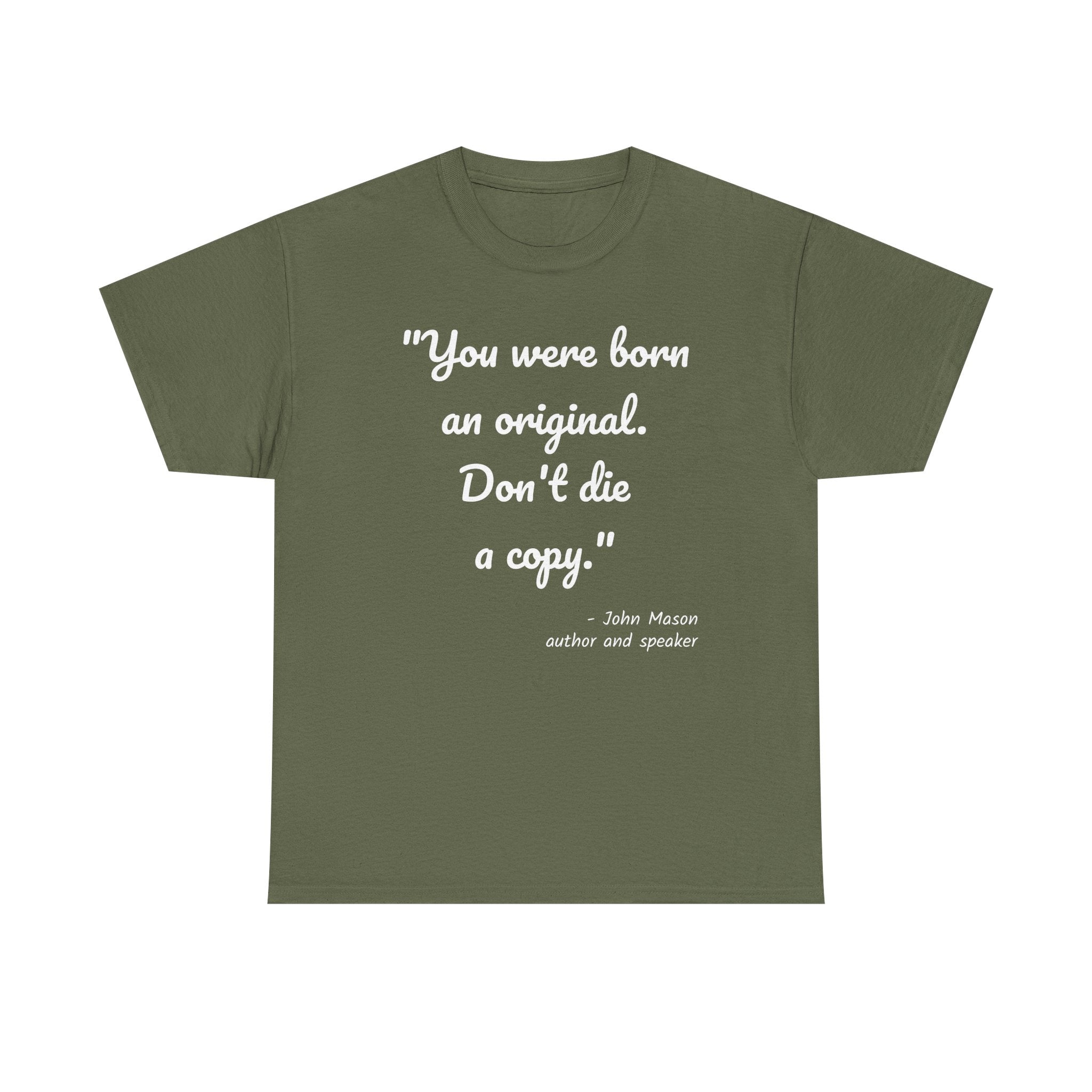 Inspirational Quote Unisex Tee, Motivational Cotton Shirt, Gift for Creatives, Original Design Tee, Everyday Wear
