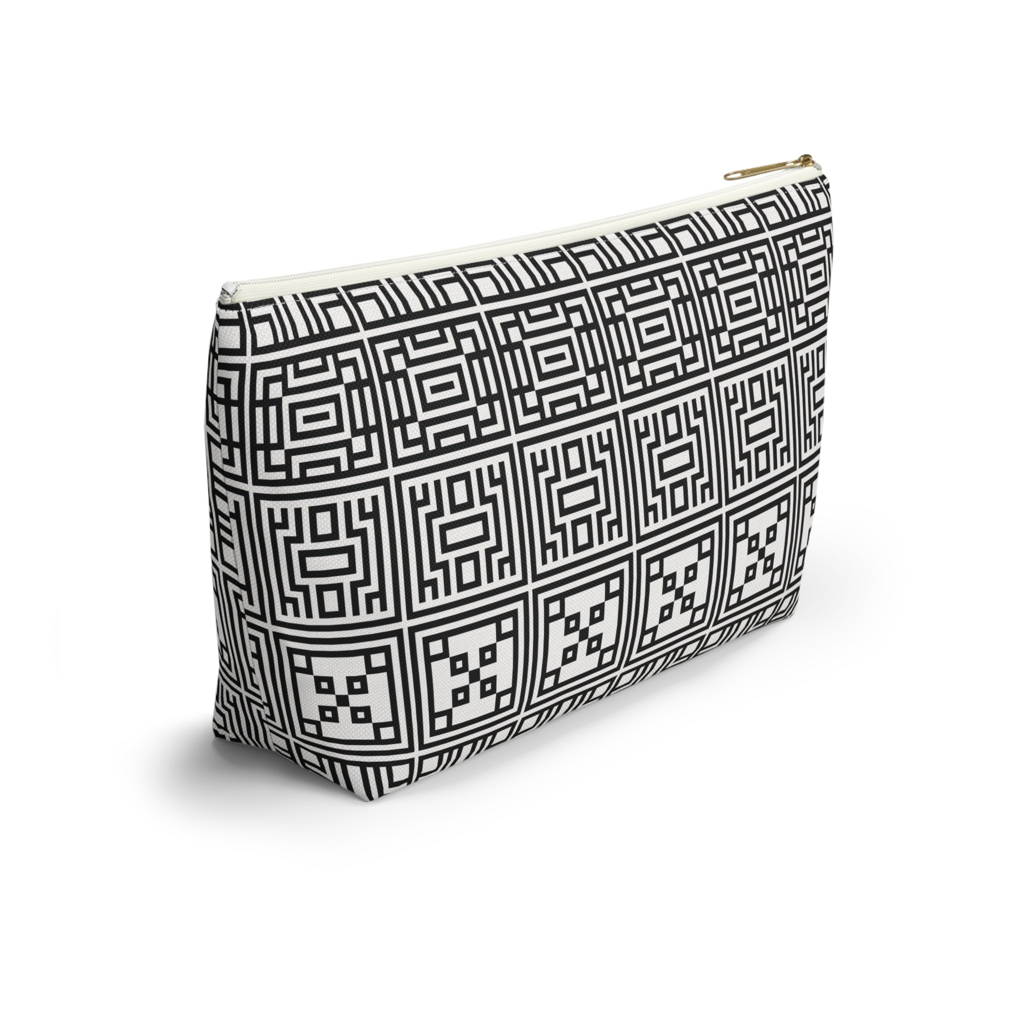 Chic Geometric Accessory Pouch - Perfect for Travel, Makeup, or Everyday Use, Stylish Gift for Friends and Family