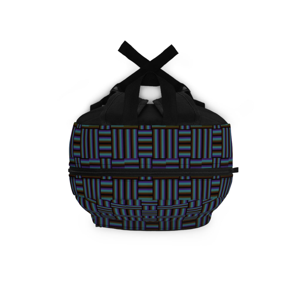 Stylish Geometric Backpack for School, Travel, Everyday Use, Unique Pattern Bag, Trendy Secure Backpack