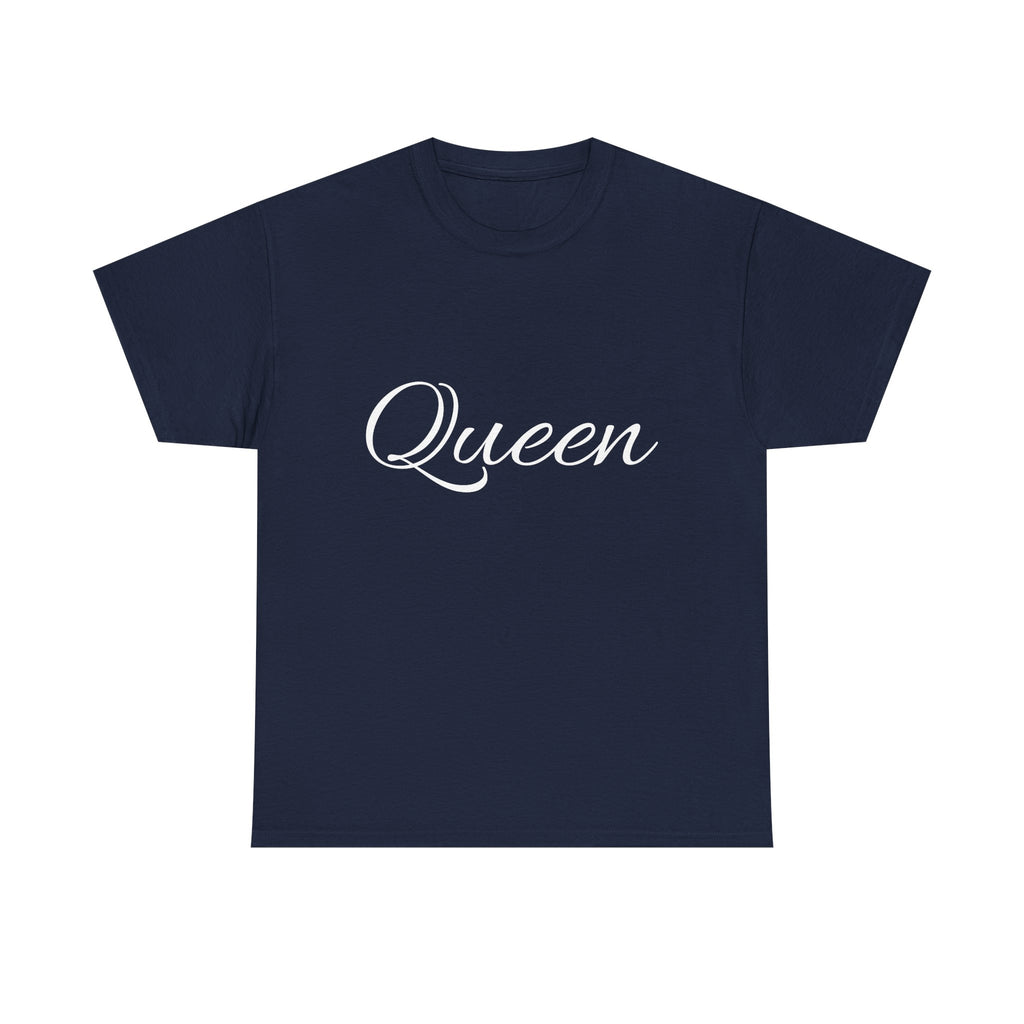 Queen Unisex Heavy Cotton Tee, Stylish Tee, Gift for Her, Casual Wear, Birthday Gift, Women’s Fashion
