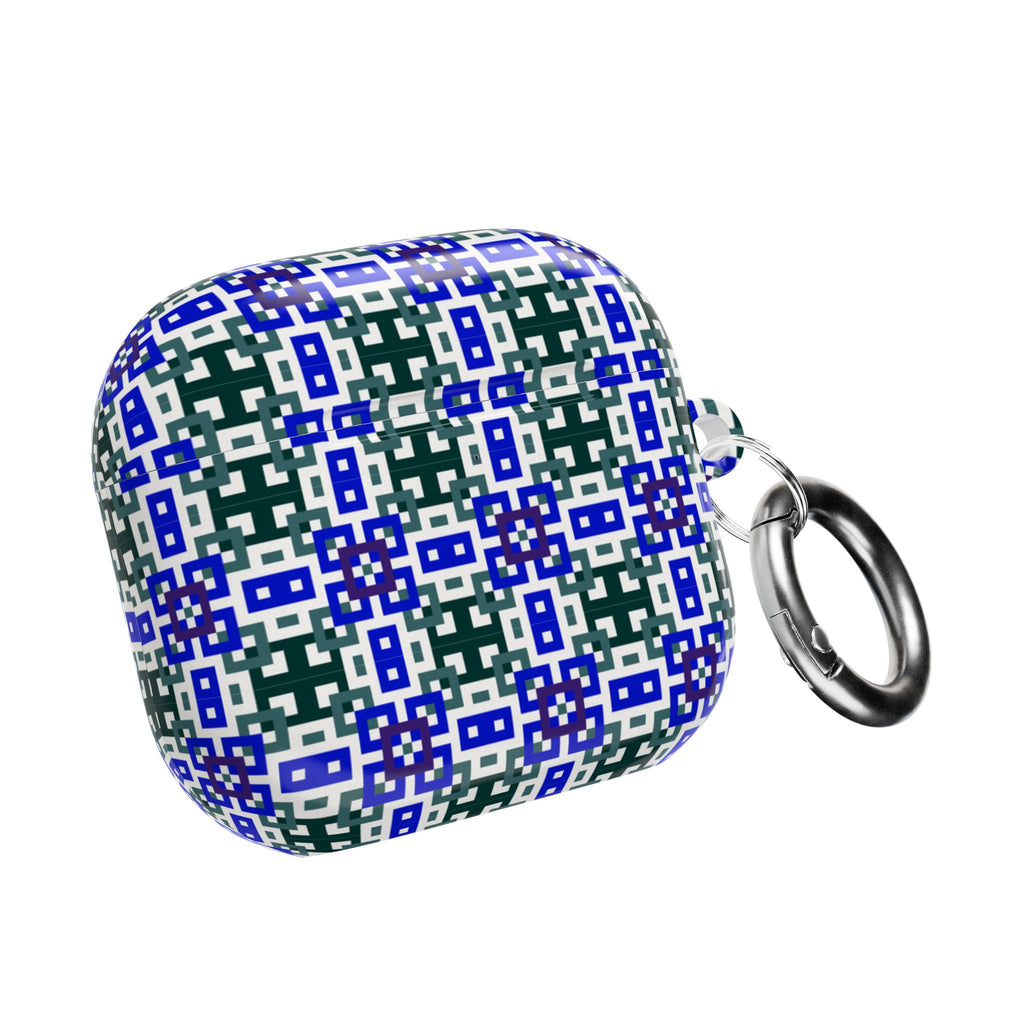 Stylish AirPod Case with Geometric Pattern - Customizable Earbud Protector for Gifts, Fashion Accessory, Tech Gadget Cover, Travel [...]
