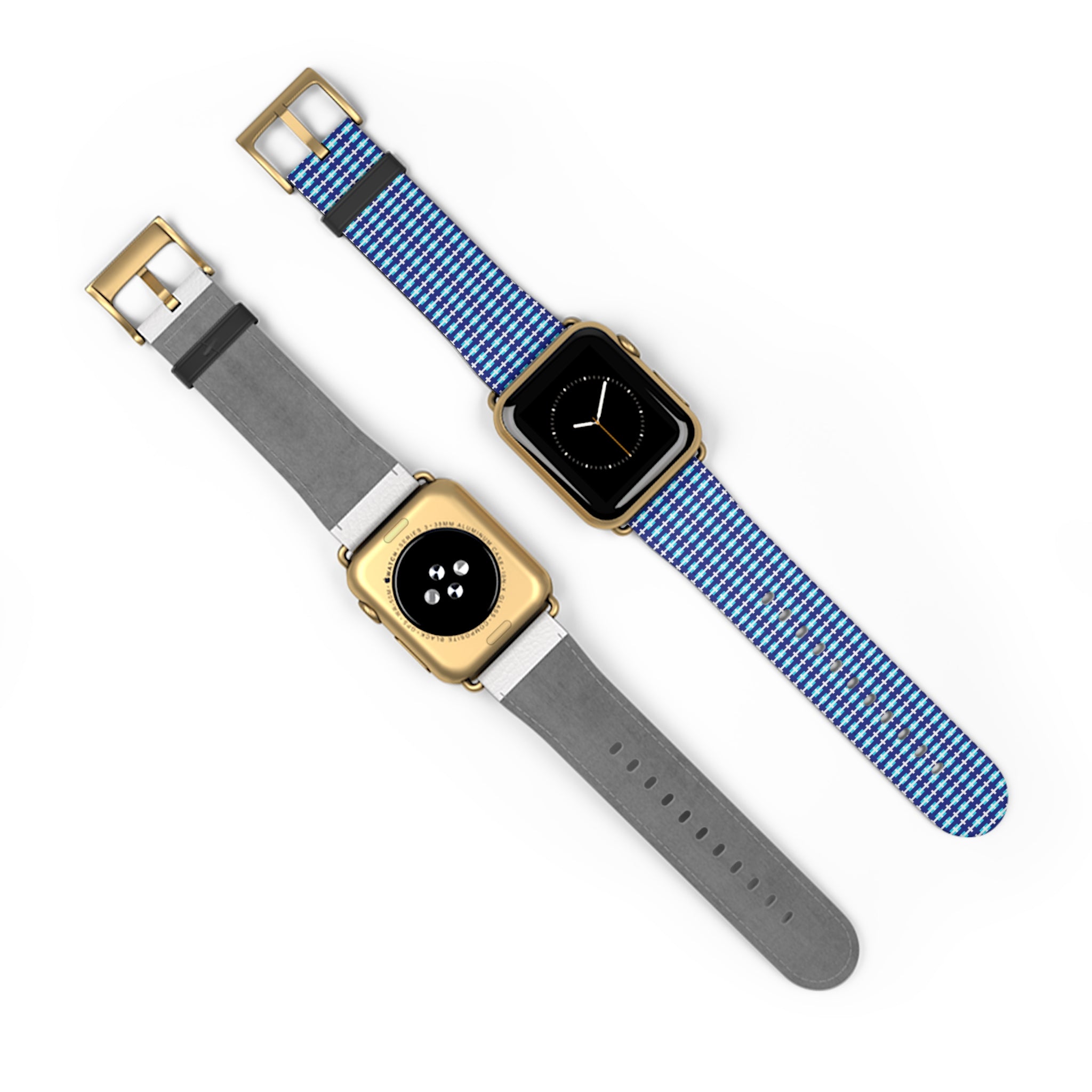 Blue Checkered Watch Band, Stylish Apple Watch Strap, Unisex Accessory, Perfect Gift for Any Occasion, Trendy Sports Band, Comfortable [...]