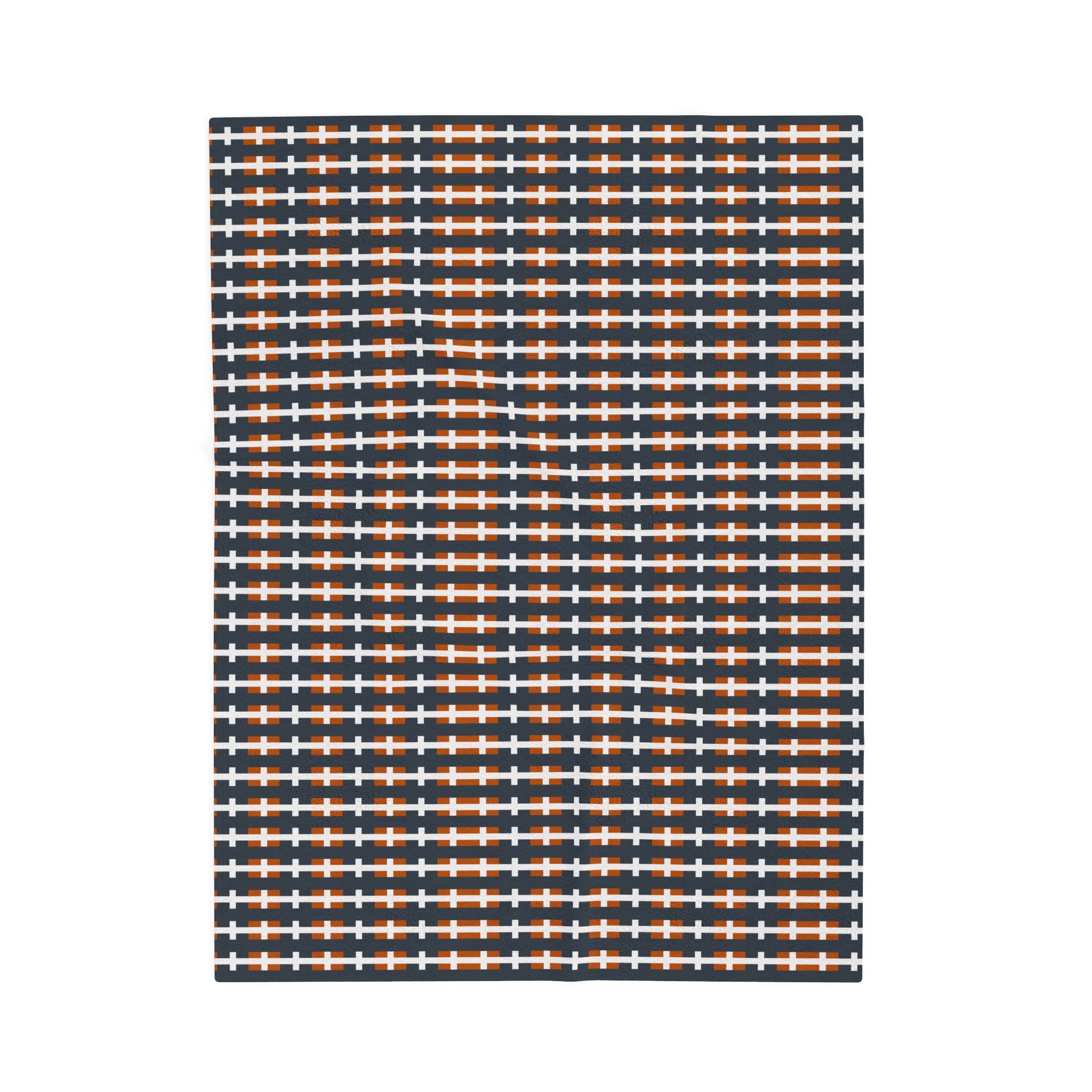 Cozy Velveteen Plush Blanket - Perfect for Home, Gift, Holiday Decor, Warmth, Softness, U of Austin