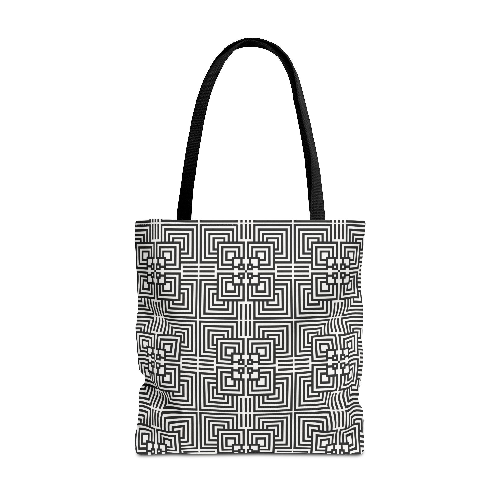 Chic Geometric Tote Bag, Stylish Eco-Friendly Bag, Perfect for Shopping, Beach, Gym, Gifts, Everyday Use