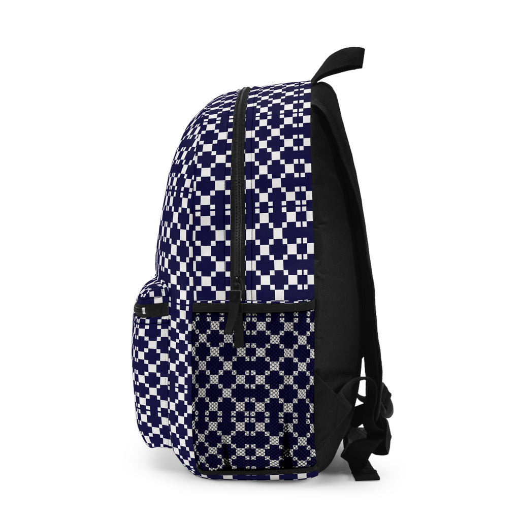 Chic Geometric Pattern Backpack, Trendy School Bag, Stylish Travel Companion, Unisex Rucksack for Students, Perfect Gift for Teens