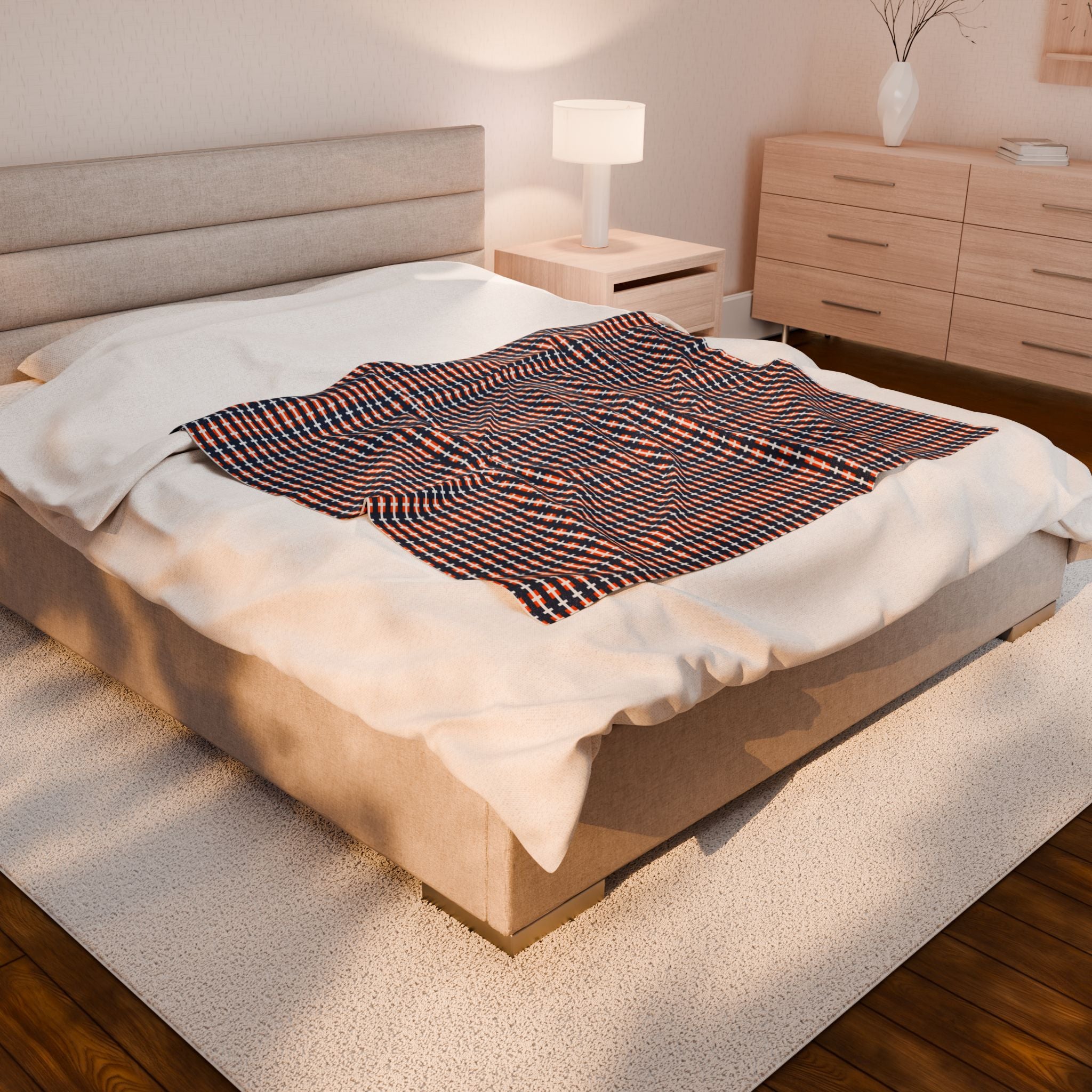 Cozy Velveteen Plush Blanket for Home Decor, Perfect for Winter, Gift for Birthdays, Students, University Spirit, Indoor Comfort, [...]