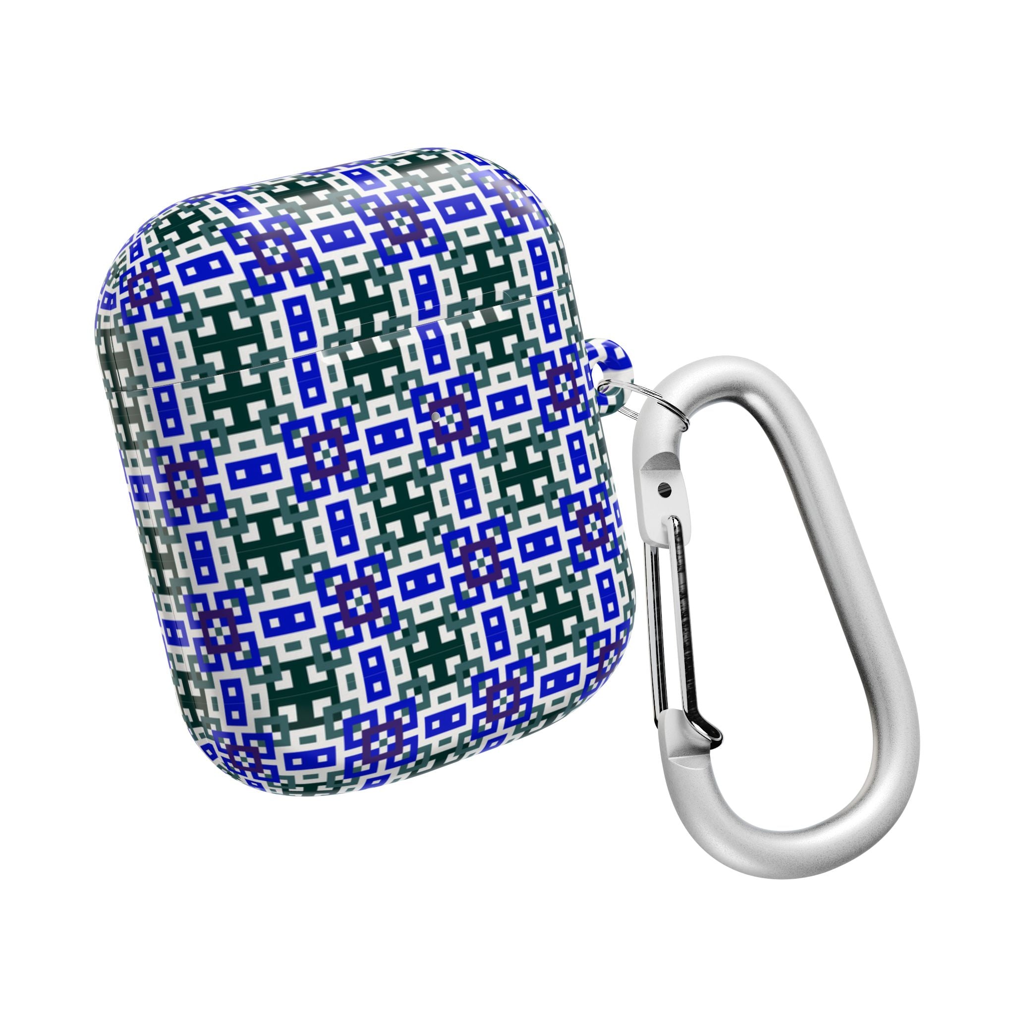 Stylish AirPod Case with Geometric Pattern - Customizable Earbud Protector for Gifts, Fashion Accessory, Tech Gadget Cover, Travel [...]