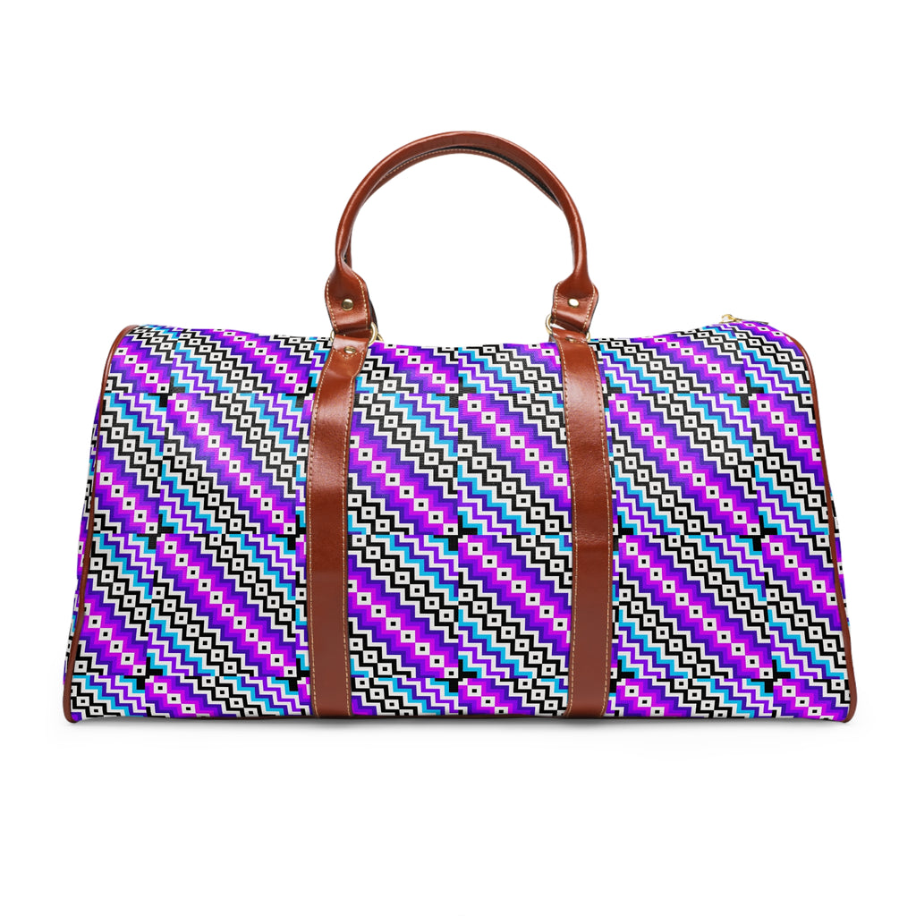 Colorful Waterproof Travel Bag, Stylish Duffle Bag, Beach Ready Luggage, Adventure Carry-On, Perfect for Trips & Weekend Getaways