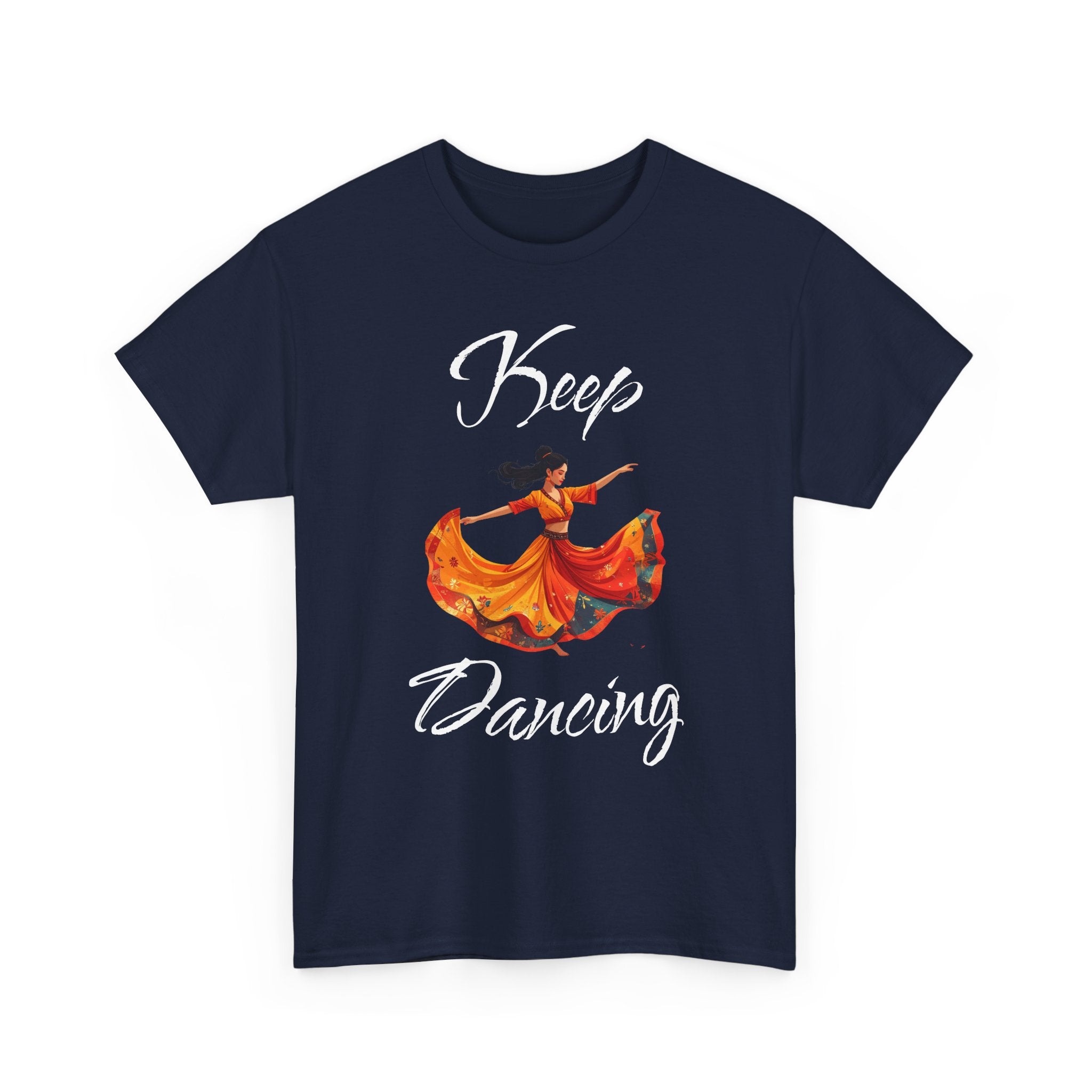 Dance of Elegance Unisex Heavy Cotton Tee, Artsy Shirt for Dance Lovers, Perfect Gift for Birthdays, Casual Wear, Festival Attire, [...]
