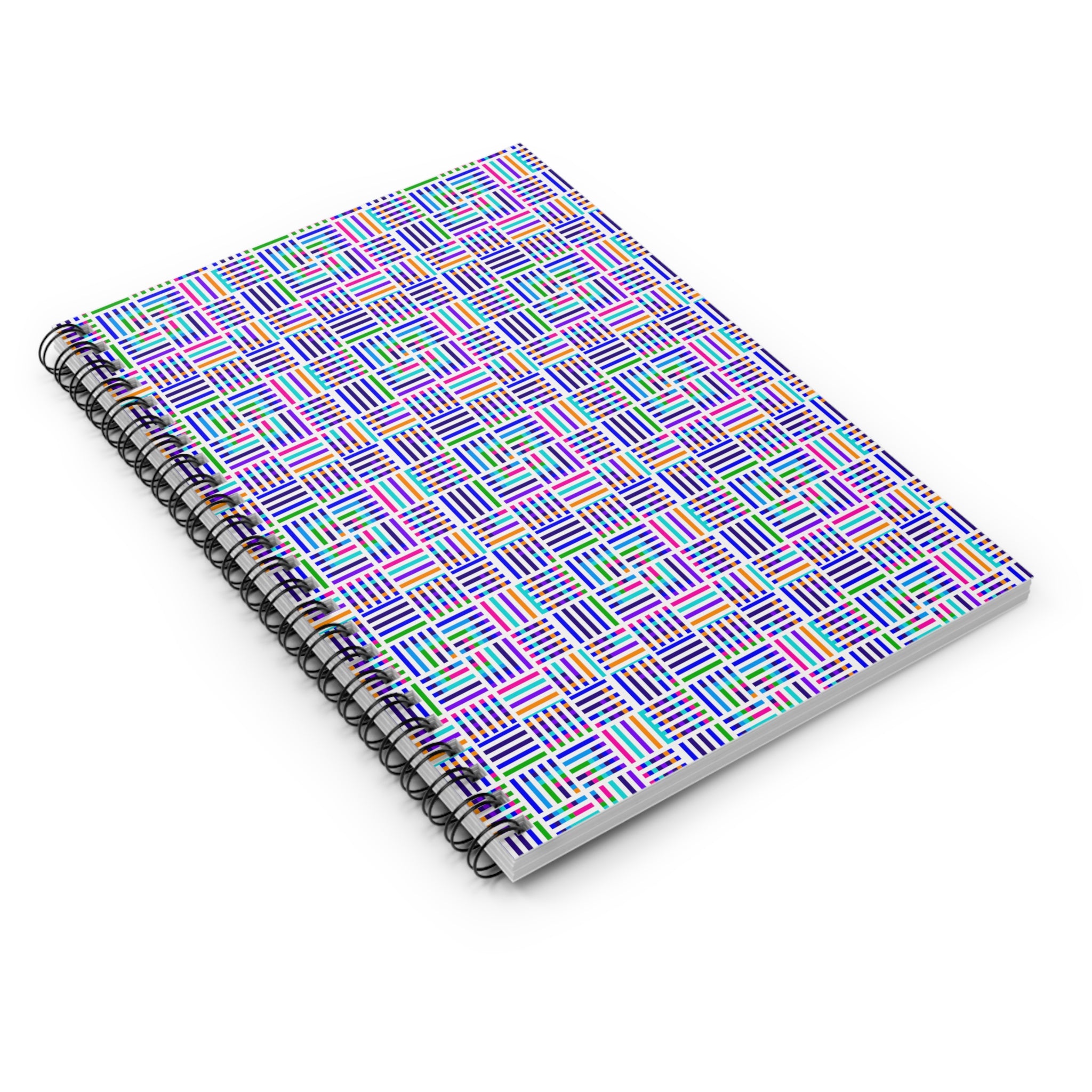 Colorful Patterned Spiral Notebook - Ruled Line, Journal for School, Gift for Students, Writing Essentials, Office Supplies, Creative [...]