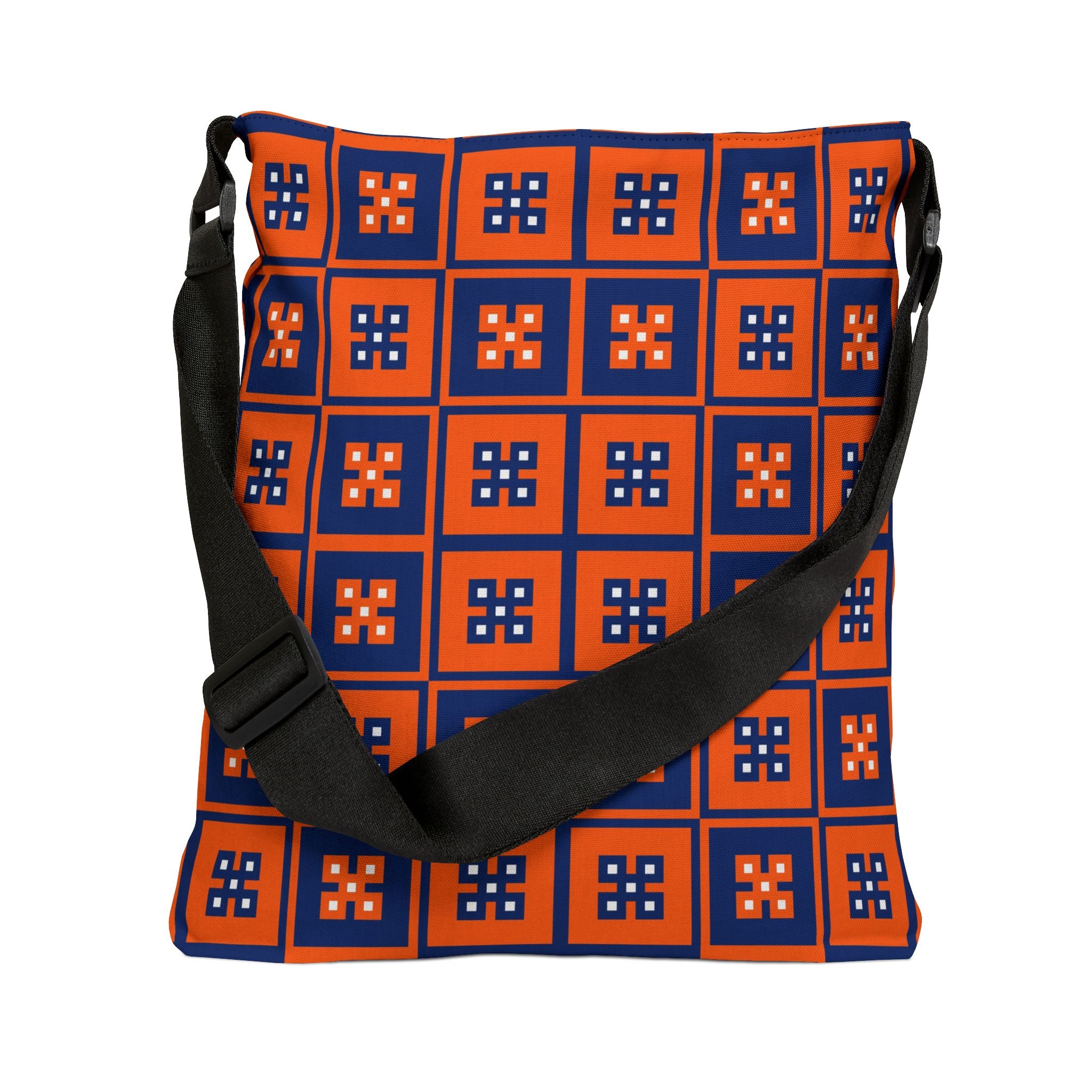 Vibrant Adjustable Tote Bag with Geometric Pattern, Stylish Esprit Bag, All-Purpose Tote for Everyday Use, Festival Ready, Gift for Her