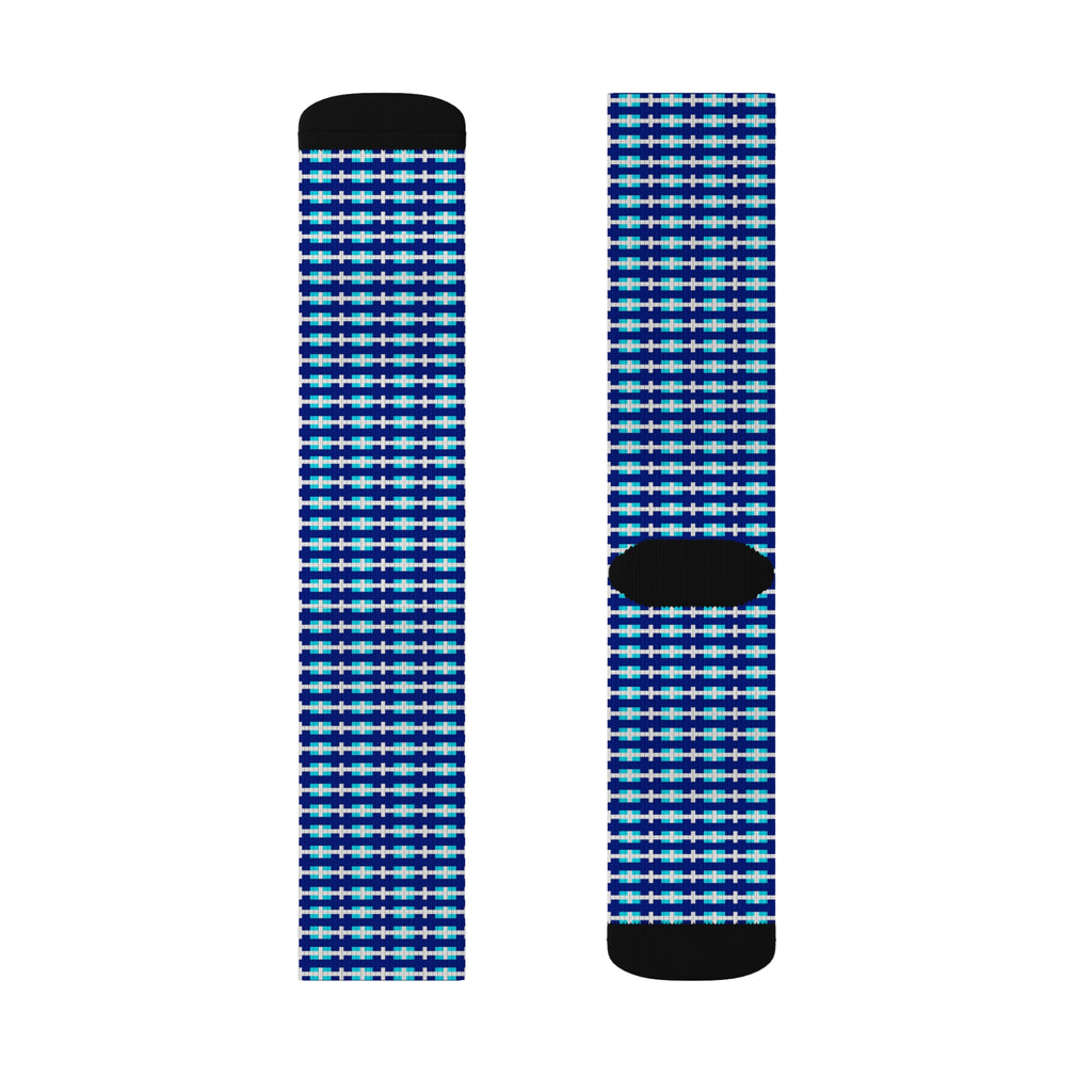 Vibrant Sublimation Socks, Colorful Patterned Socks for Everyday Wear, Gift for Her, Unique Sock Design, Fun Fashion Socks