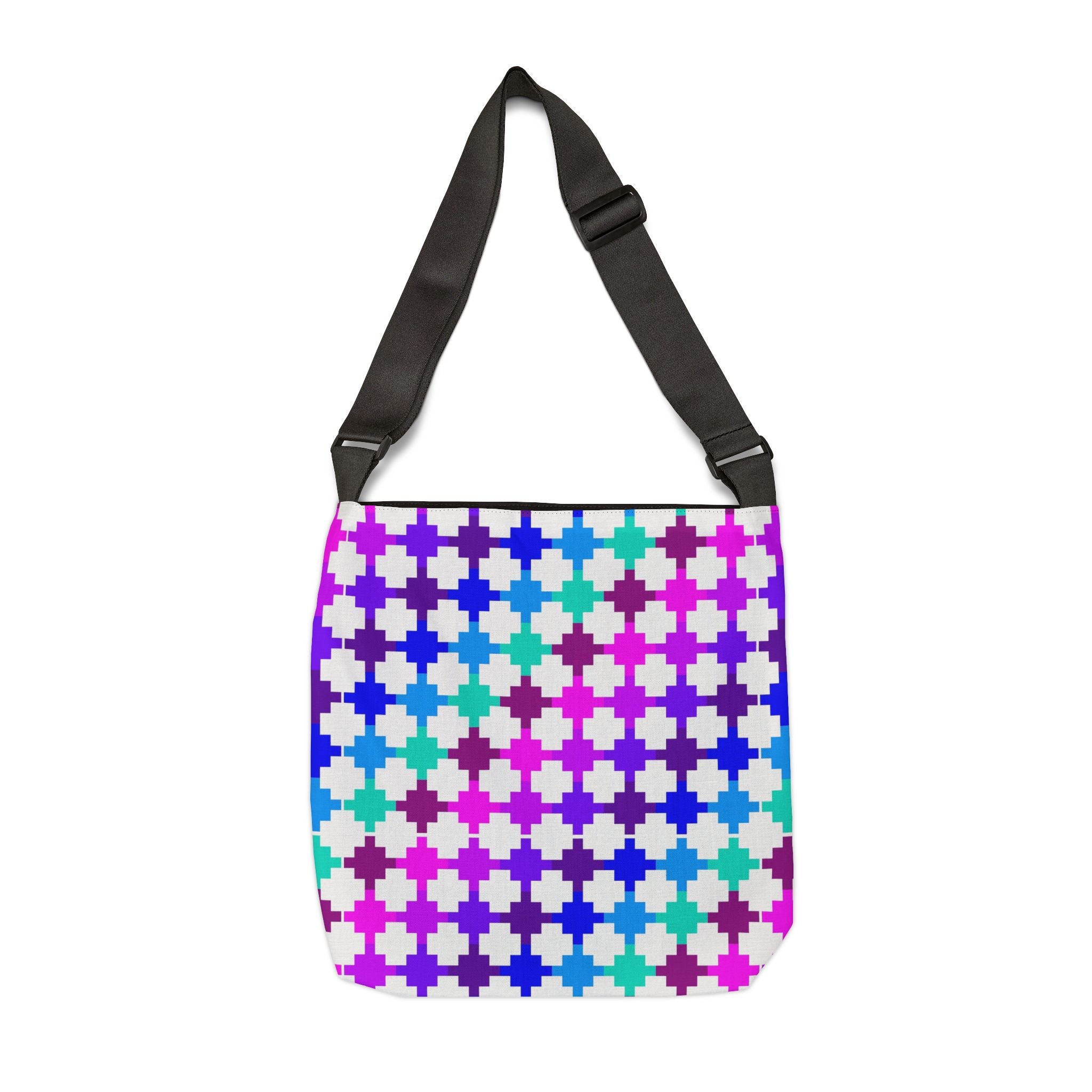 Colorful Adjustable Tote Bag for Everyday Use, Stylish Beach Bag, Shopping Tote, Gift for Her, Trendy Fashion Accessory