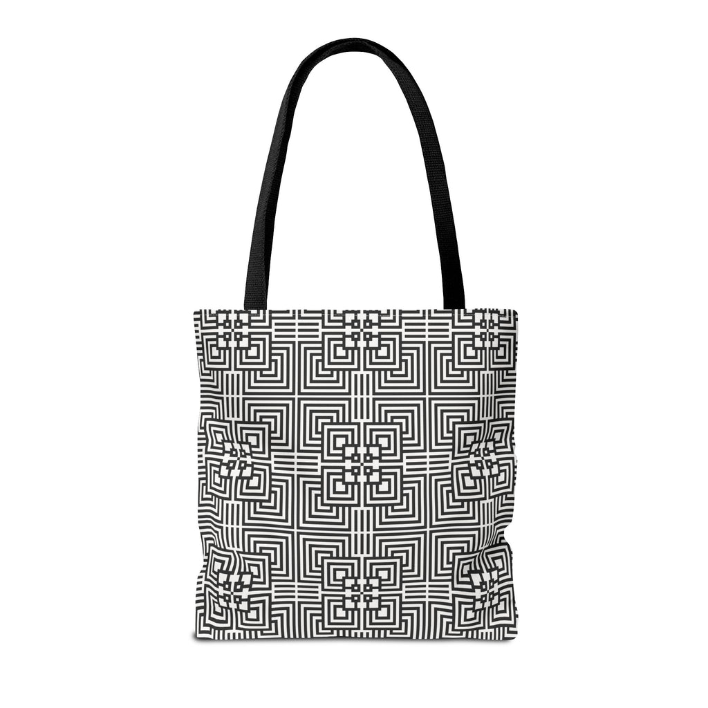 Chic Geometric Tote Bag, Stylish Eco-Friendly Bag, Perfect for Shopping, Beach, Gym, Gifts, Everyday Use
