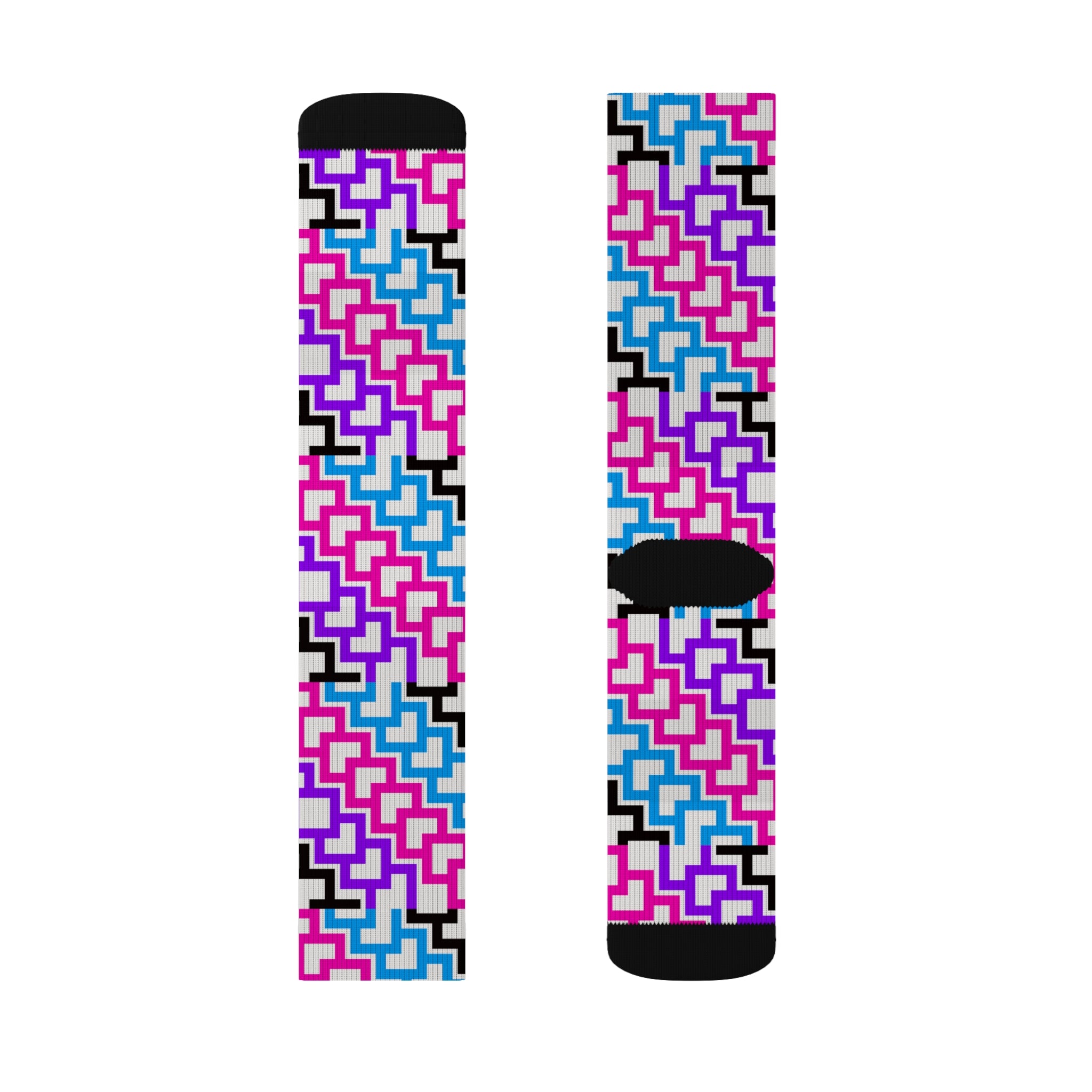 Vibrant Patterned Socks, Colorful Socks, Fun Fashion Socks, Unique Gift for Her, Casual Wear, Festival Accessories