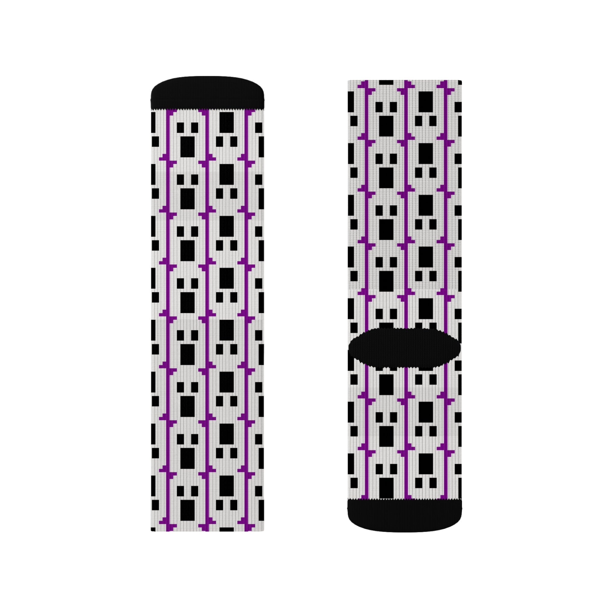 Stylish Graphic Socks, Unique Sock Design, Fun Gift for Her, Fashion Accessories, Sublimation Socks, Trendy Footwear