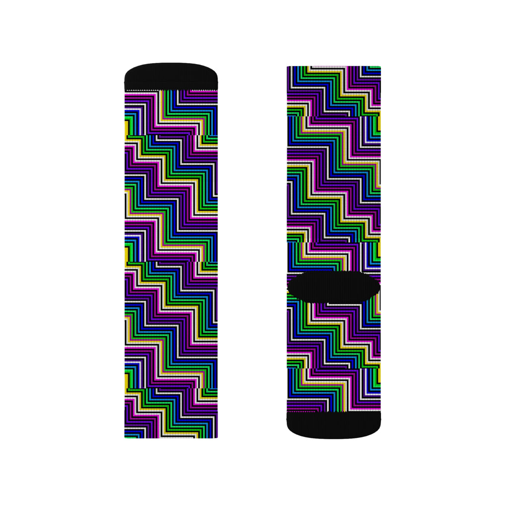 Vibrant Zigzag Sublimation Socks, Stylish Crew Socks, Unique Gift for Fashion Lovers, Cozy Casual Wear, Perfect for Holidays and [...]