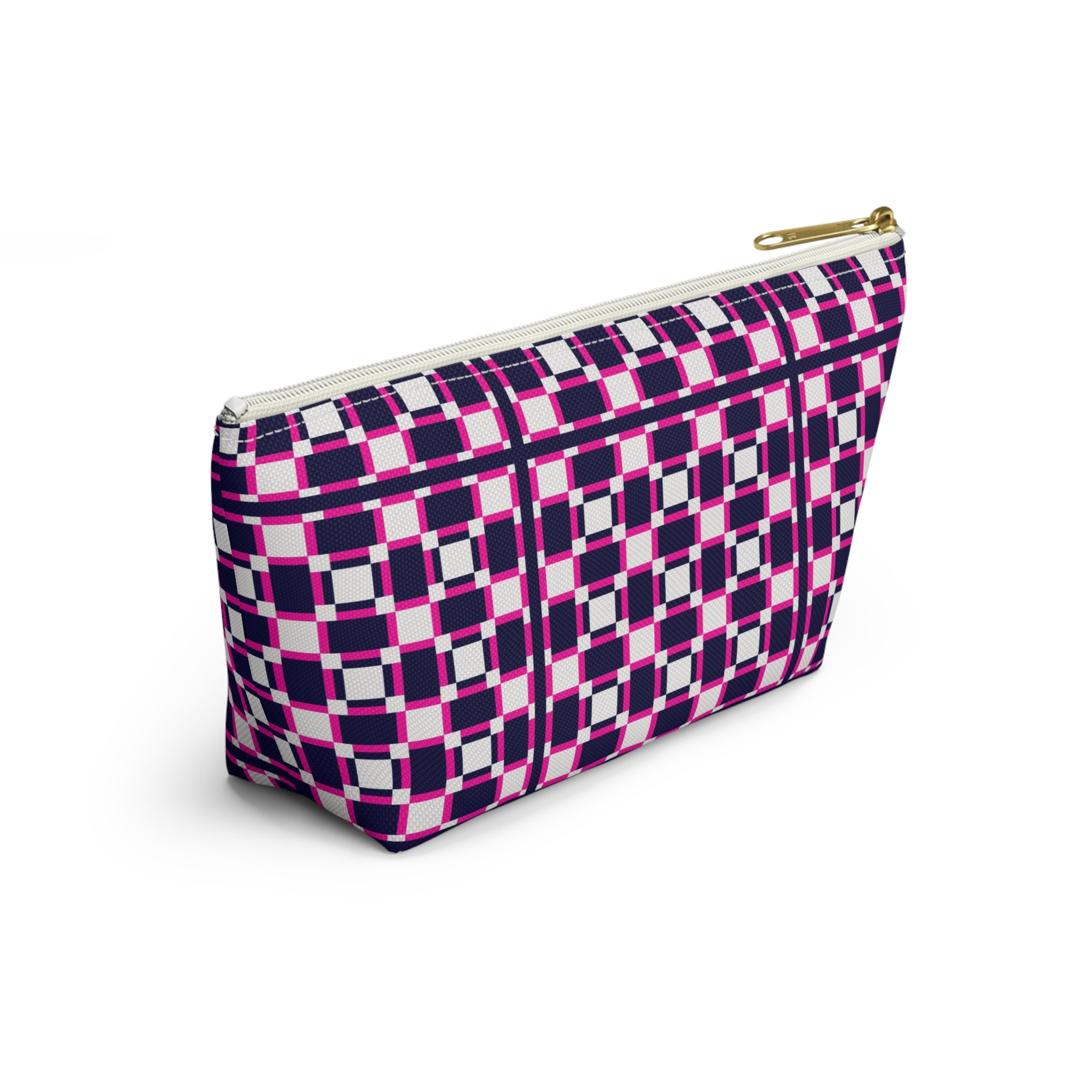 Vibrant Geometric Accessory Pouch, Makeup Bag, Organizing Pouch, Gift for Her, Travel Essentials, Fashion Accessory
