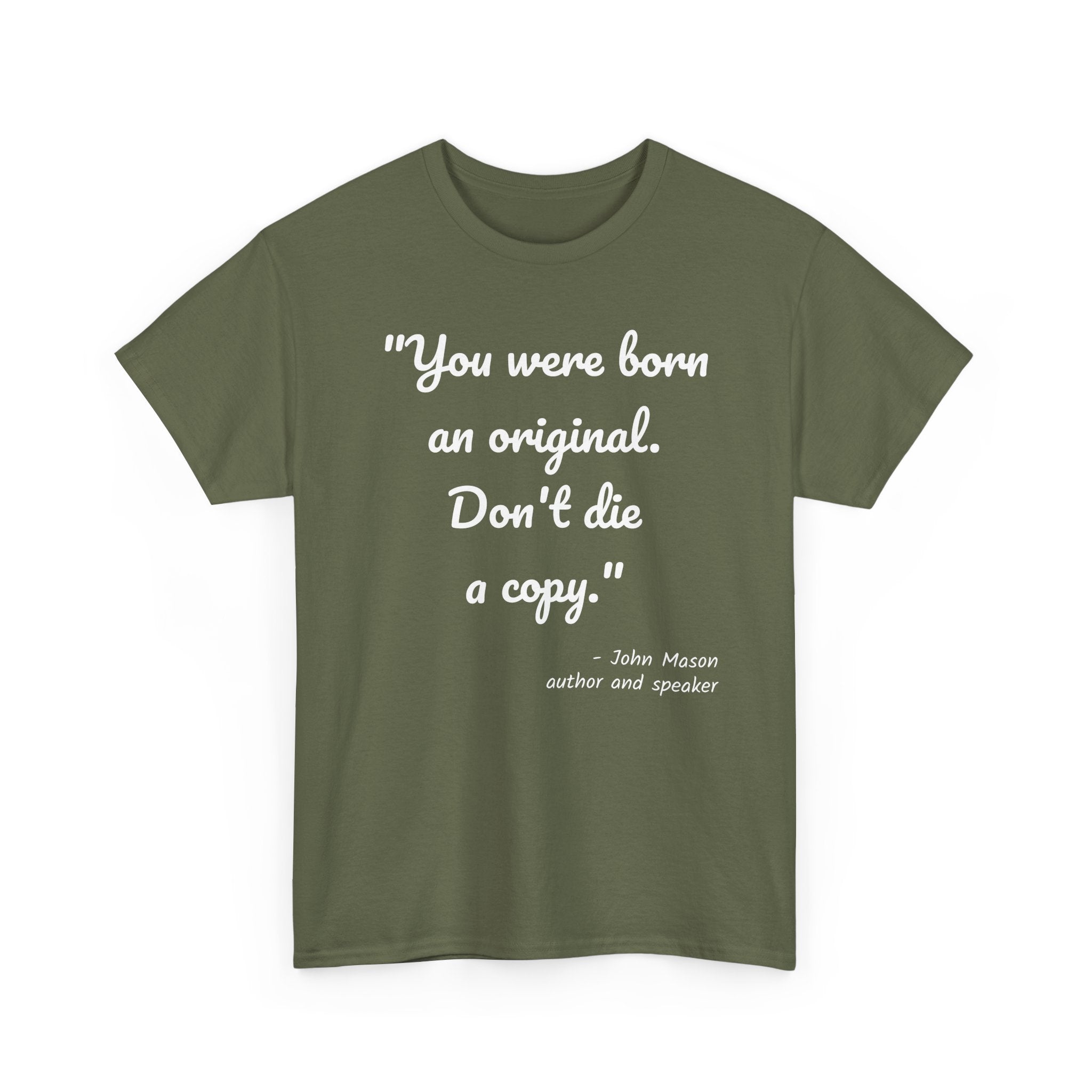 Inspirational Quote Unisex Tee, Motivational Cotton Shirt, Gift for Creatives, Original Design Tee, Everyday Wear