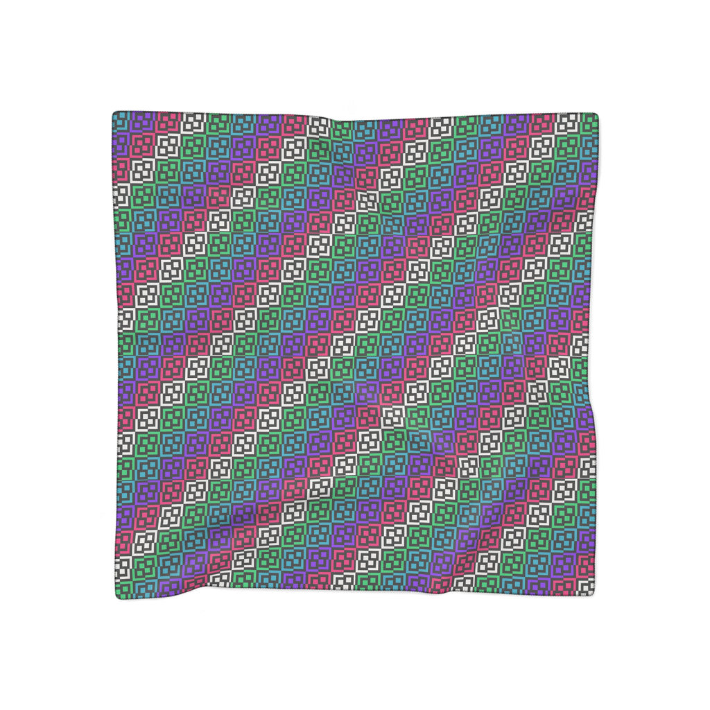 Colorful Poly Scarf - Stylish Accessory for All Seasons, Perfect for Gifts, Fashionable Neck Wrap, Trendy Headscarf, Vibrant Patterned Scarf