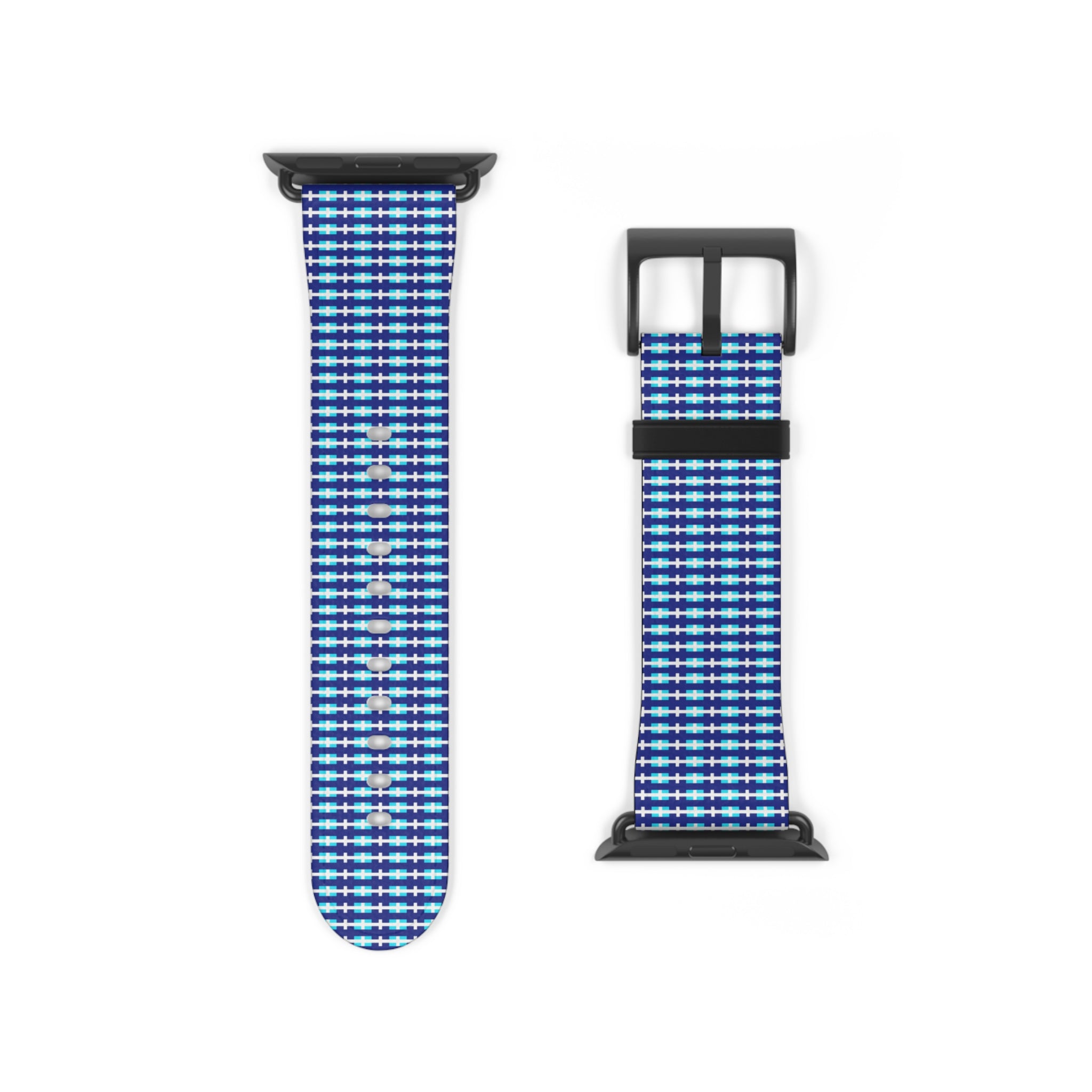Blue Checkered Watch Band, Stylish Apple Watch Strap, Unisex Accessory, Perfect Gift for Any Occasion, Trendy Sports Band, Comfortable [...]