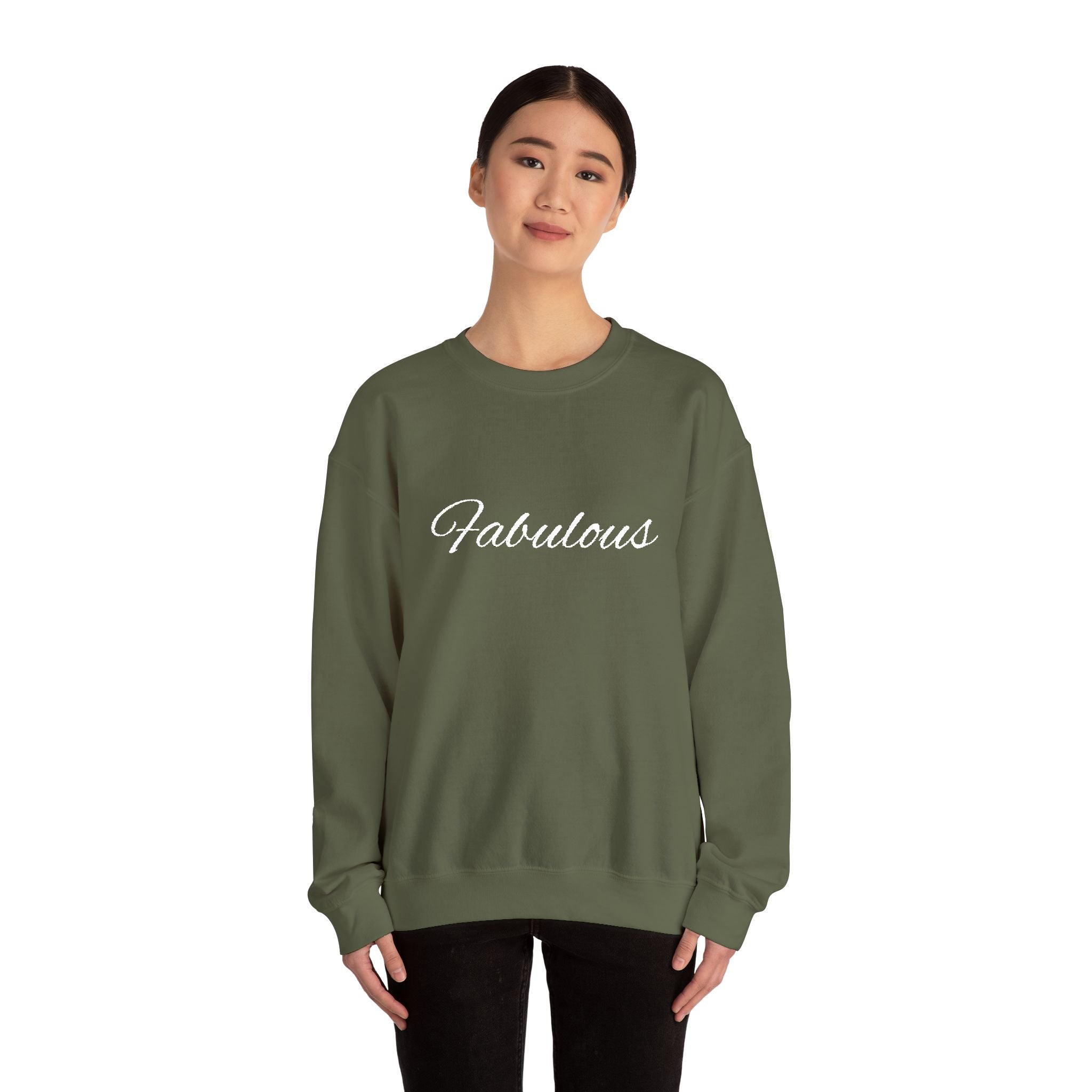 Fabulous Unisex Heavy Blend Crewneck Sweatshirt, Cozy Gift, Casual Wear, Trendy Fashion, Everyday Comfort