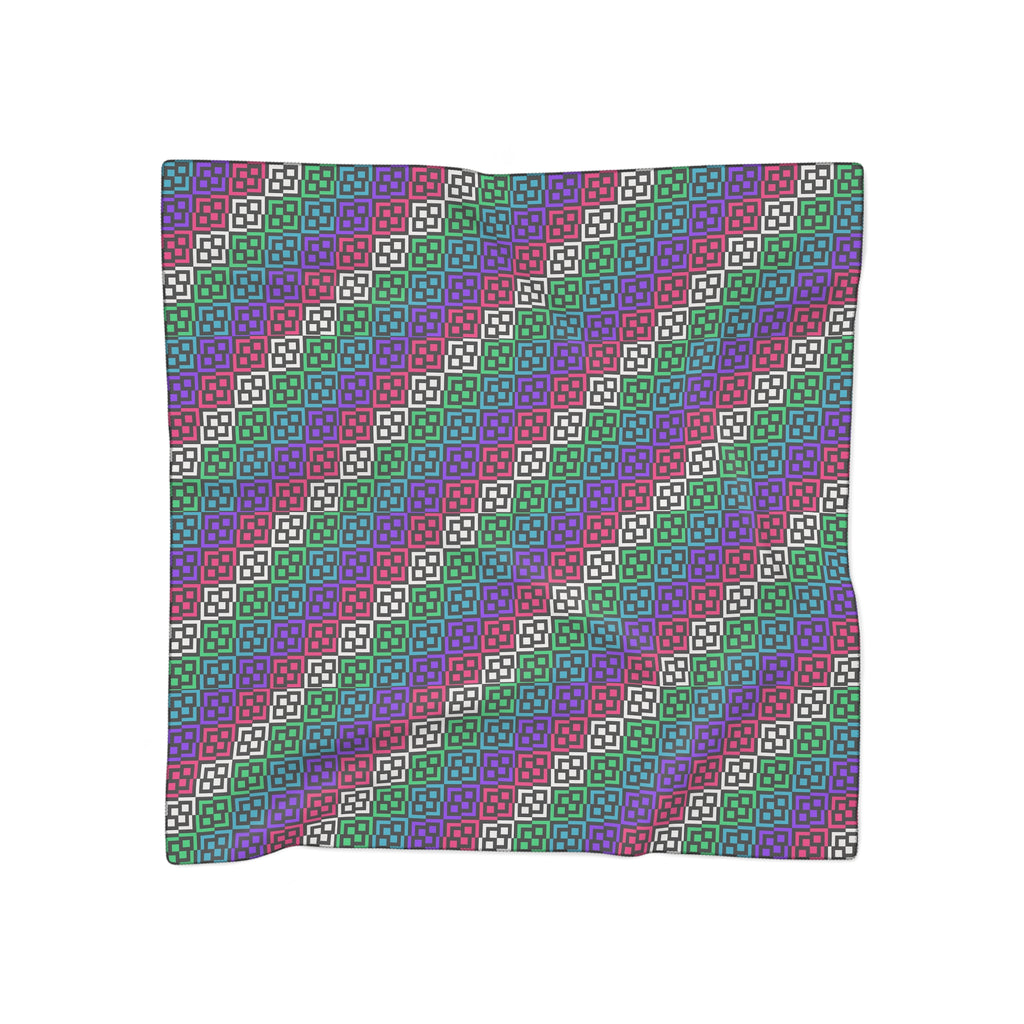Colorful Poly Scarf - Stylish Accessory for All Seasons, Perfect for Gifts, Fashionable Neck Wrap, Trendy Headscarf, Vibrant Patterned Scarf