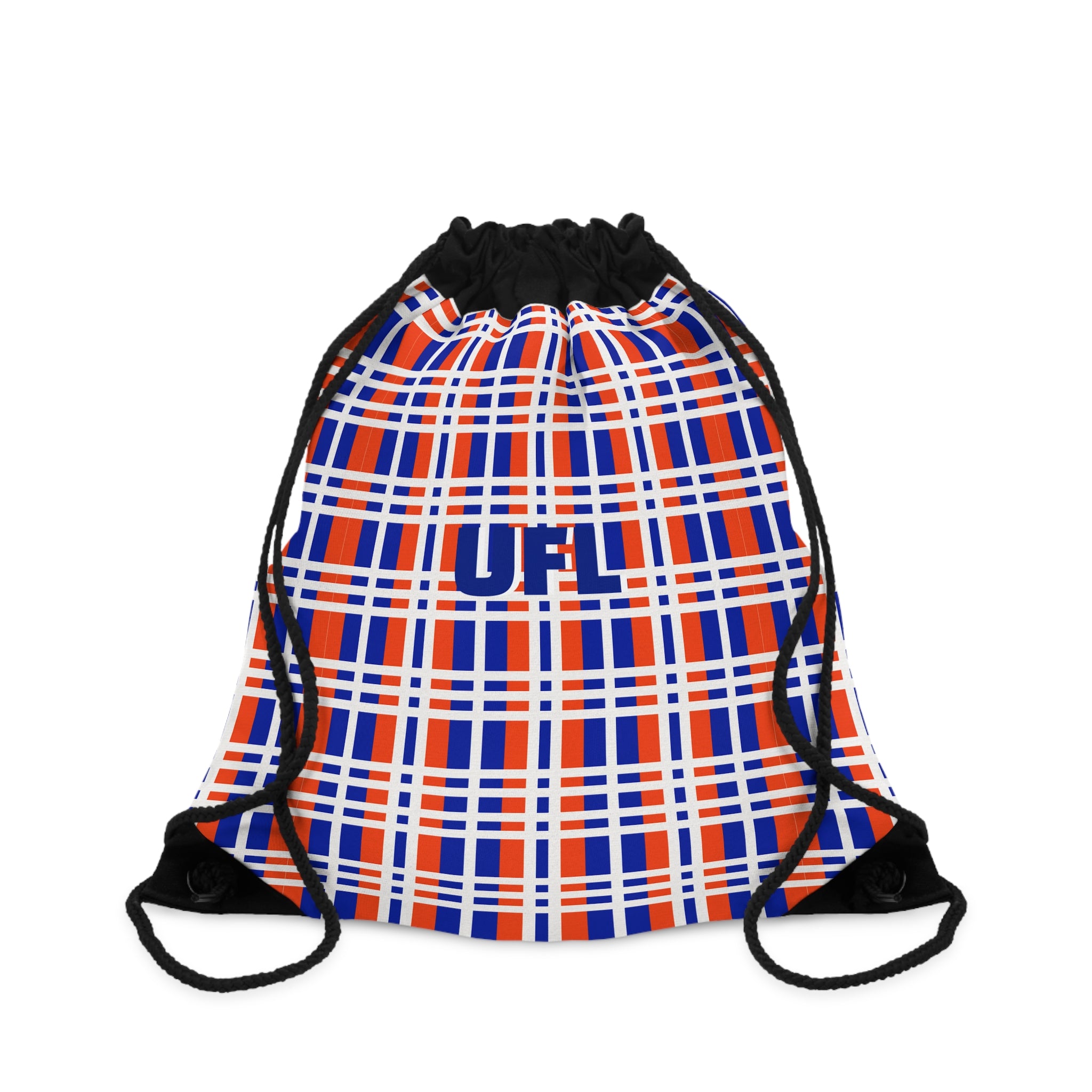 Florida Plaid Drawstring Bag | Sporty Gym Sack, Casual Tote, Travel Backpack, Beach Bag, Unique Gift Idea