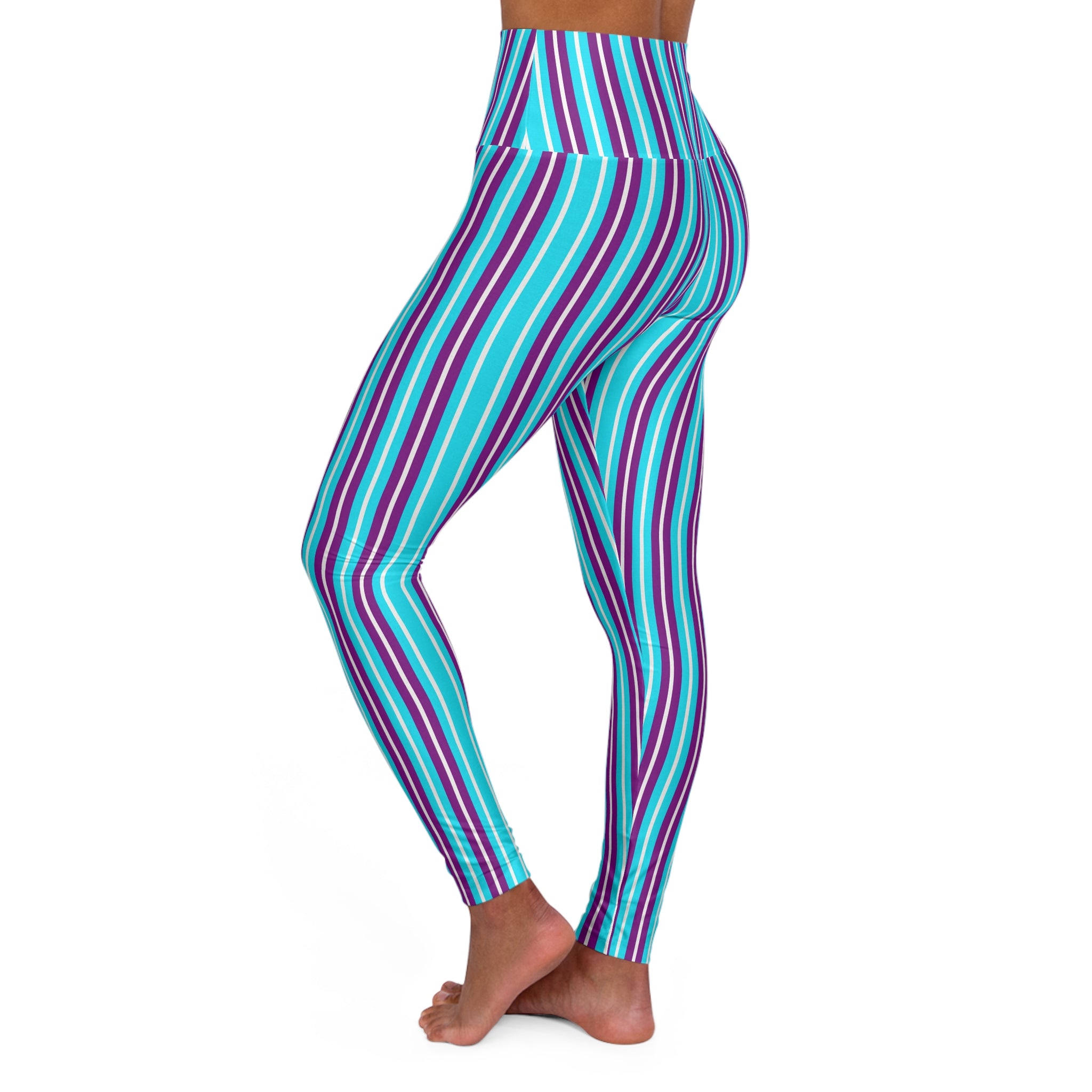High Waisted Yoga Leggings, Colorful Workout Leggings, Fitness Leggings, Activewear for Women, Yoga Outfit, Casual Leggings