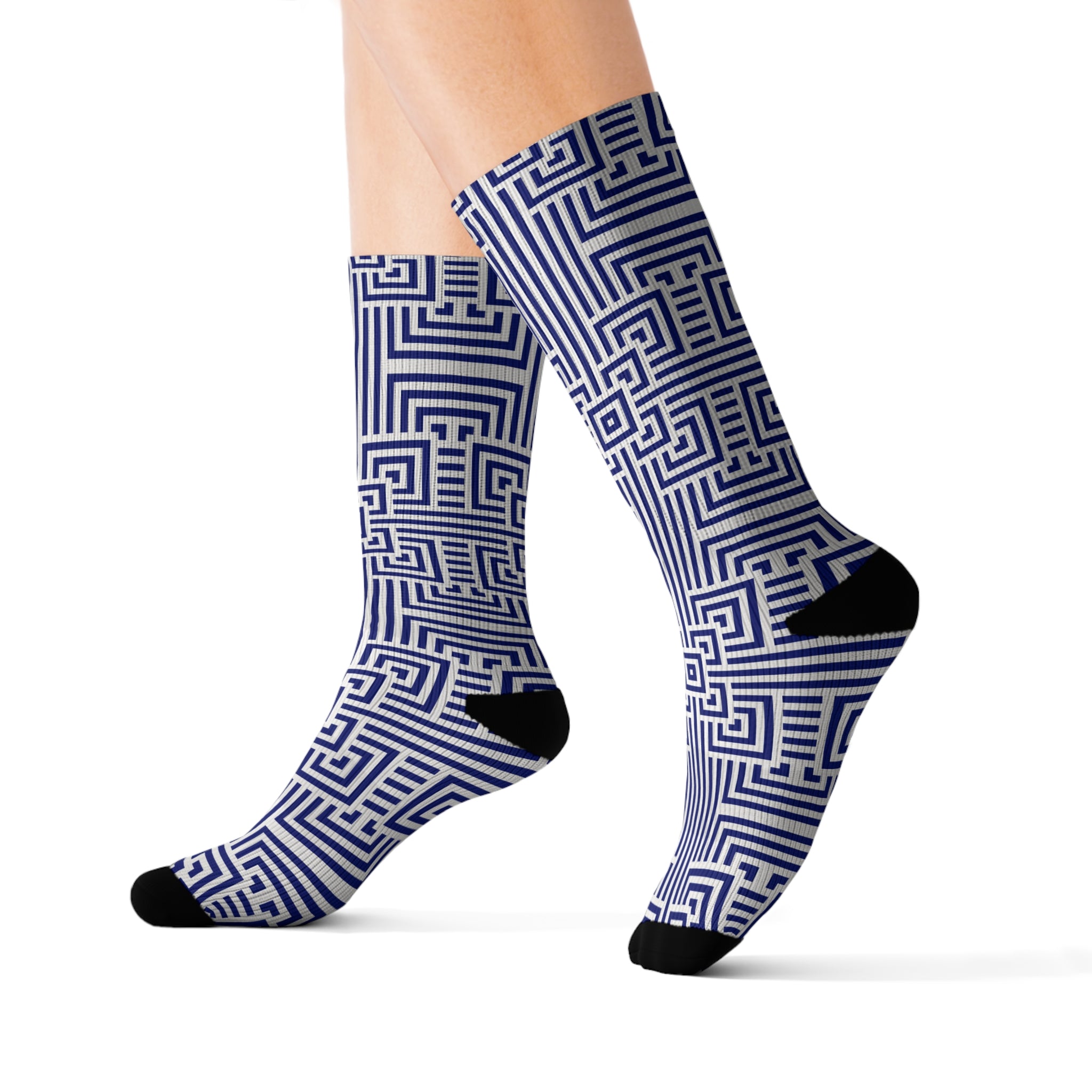 Stylish Sublimation Socks | Trendy Patterned Socks for Everyday Wear, Gifts for Her, Cozy Homewear, Fashionable Footwear