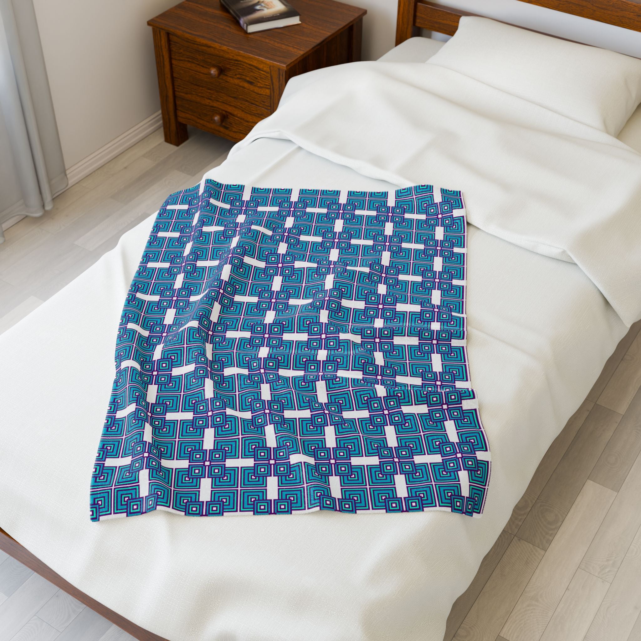 Cozy Velveteen Plush Blanket - Soft Throw for Home Decor, Gift for Weddings, Baby Showers, Cozy Nights, or Holiday Celebrations