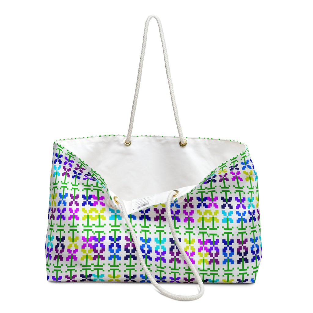 Vibrant Floral Weekender Bag - Perfect for Travel, Gym, Beach, or Overnight Stays, Ideal Gift for Friends and Family