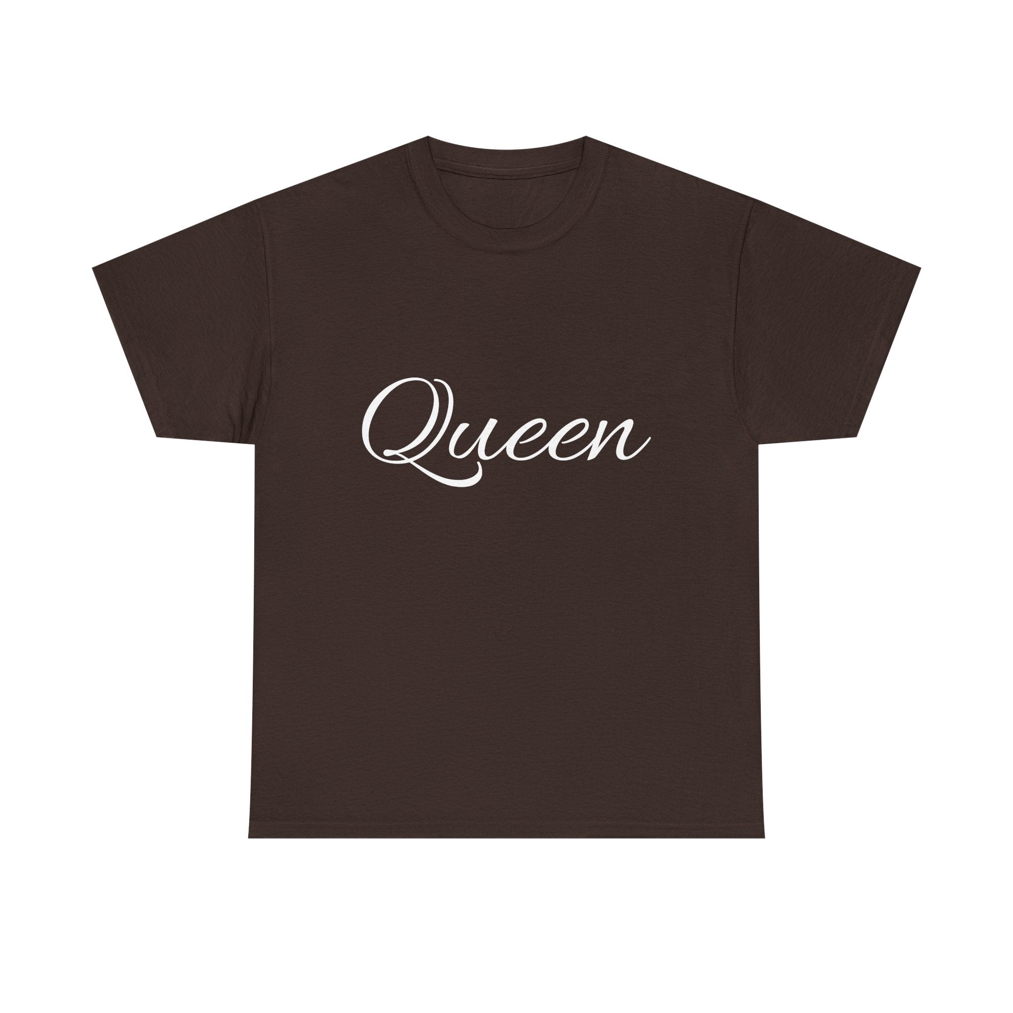 Queen Unisex Heavy Cotton Tee, Stylish Tee, Gift for Her, Casual Wear, Birthday Gift, Women’s Fashion