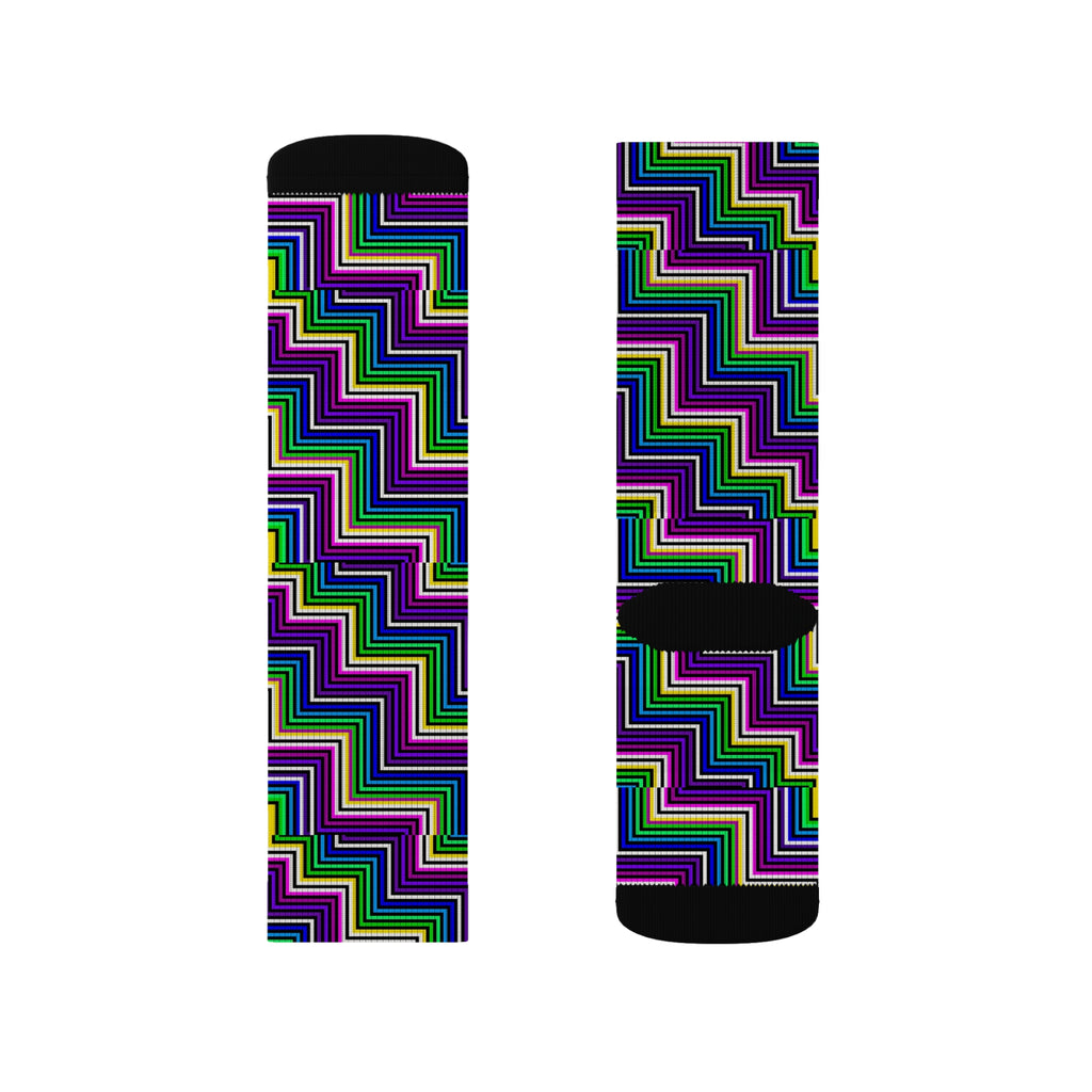 Vibrant Zigzag Sublimation Socks, Stylish Crew Socks, Unique Gift for Fashion Lovers, Cozy Casual Wear, Perfect for Holidays and [...]