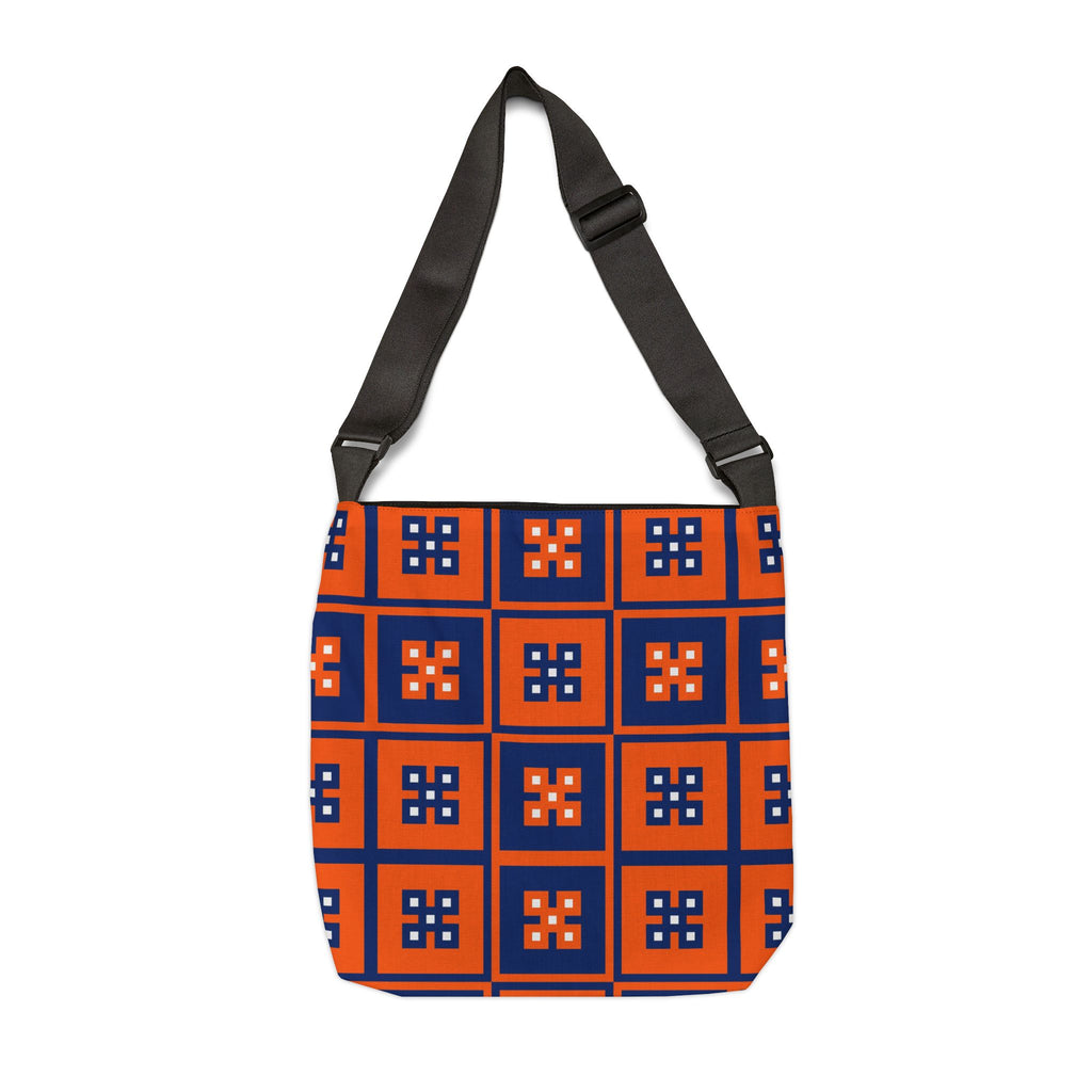 Vibrant Adjustable Tote Bag, Wahooa Tote, Stylish Shoulder Bag, Colorful Everyday Tote, Unique Gift for Students