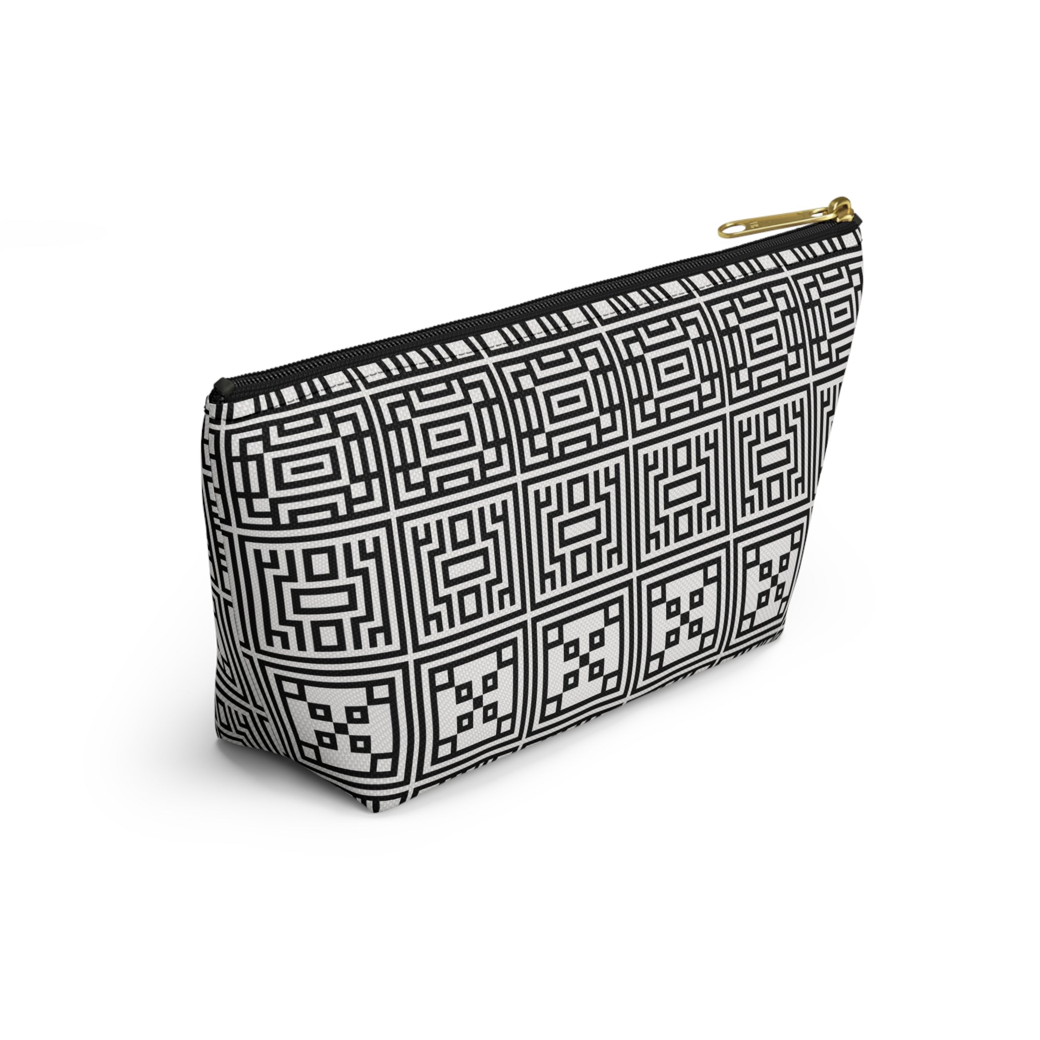 Chic Geometric Accessory Pouch - Perfect for Travel, Makeup, or Everyday Use, Stylish Gift for Friends and Family