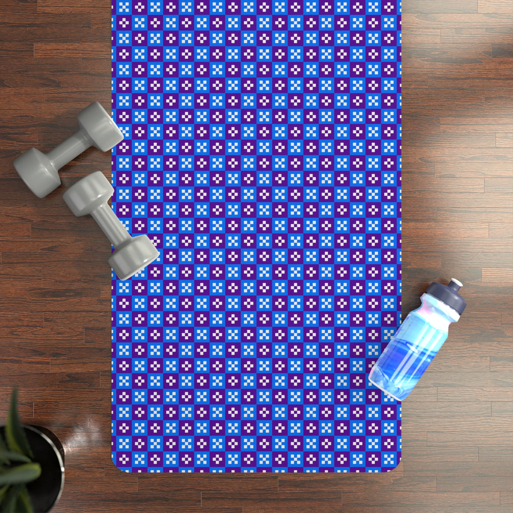 Bohemian Rubber Yoga Mat, Eco-Friendly Exercise, Non-Slip Surface, Gift for Yoga Lovers, Fitness Mat for Home or Studio