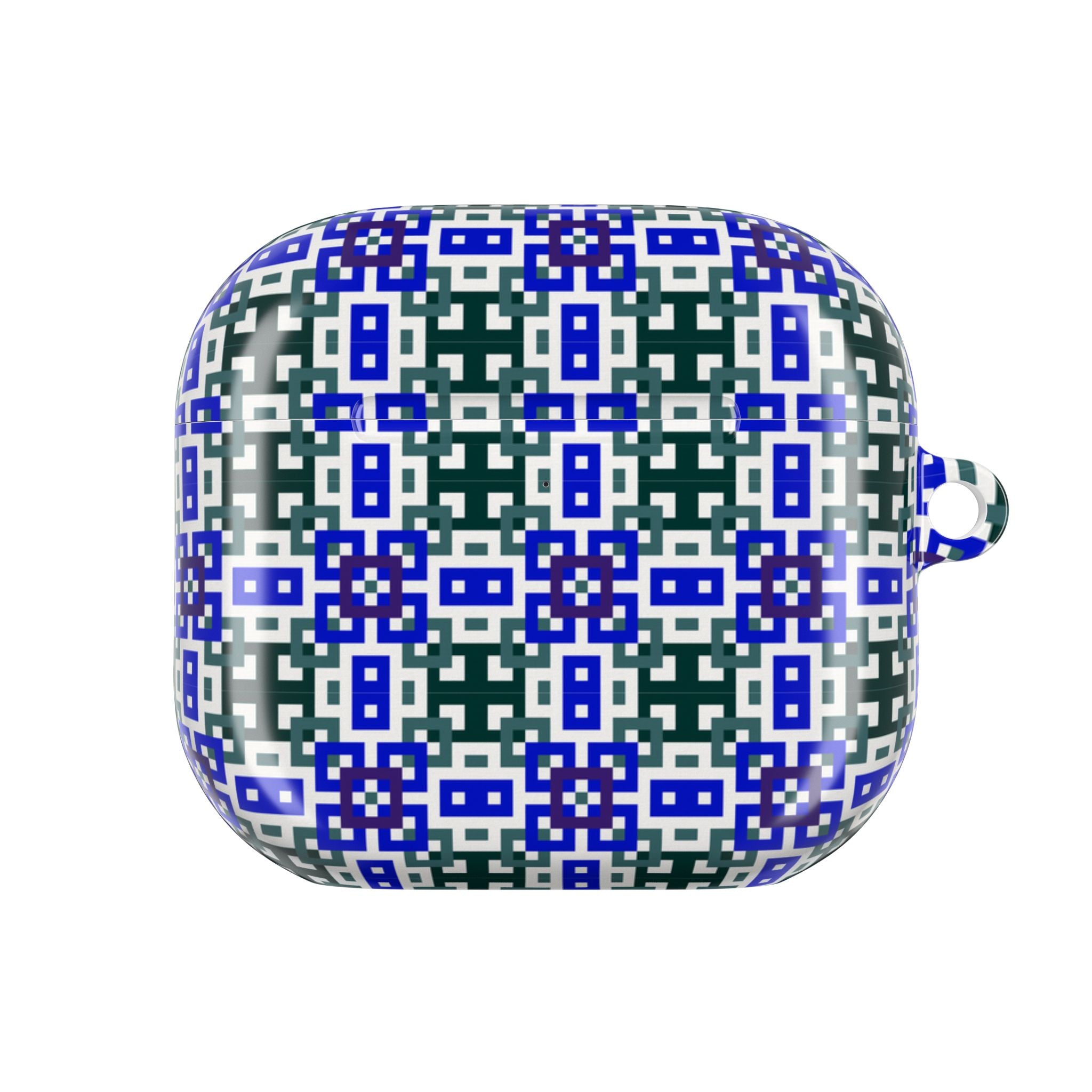 Stylish AirPod Case with Geometric Pattern - Customizable Earbud Protector for Gifts, Fashion Accessory, Tech Gadget Cover, Travel [...]