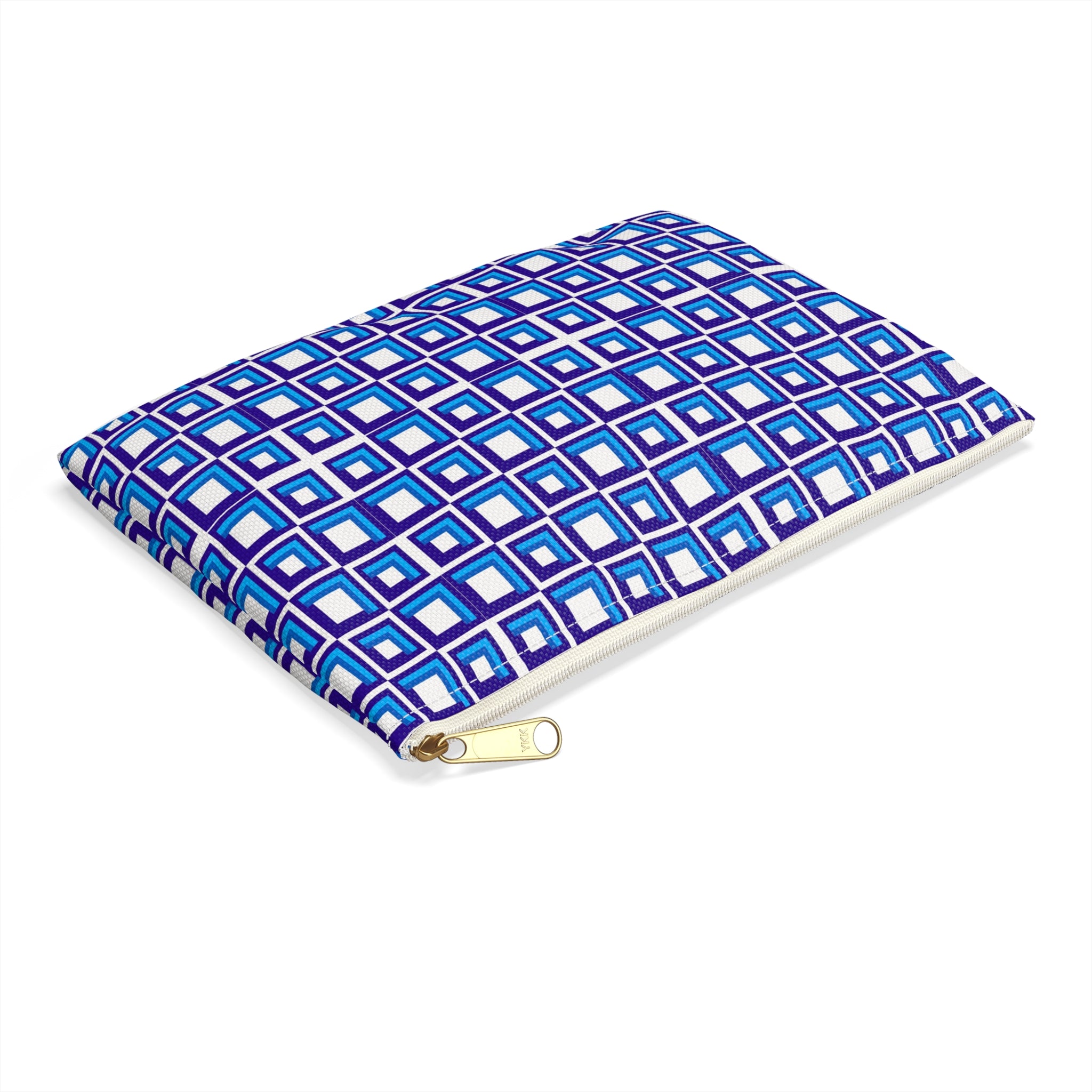 Chic Geometric Accessory Pouch, Colorful Makeup Bag, Cosmetic Organizer, Gift for Her, Travel Essentials