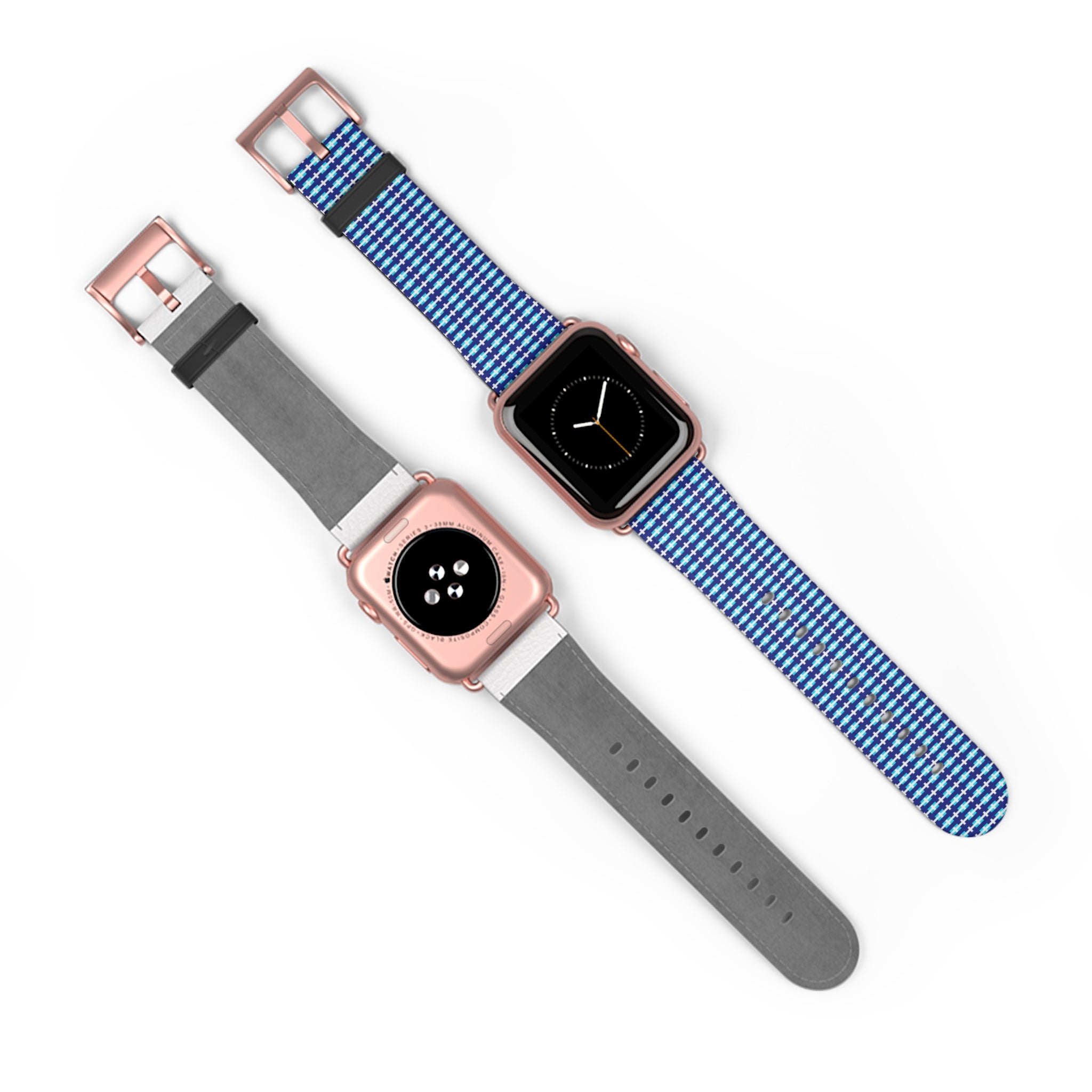 Blue Checkered Watch Band, Stylish Apple Watch Strap, Unisex Accessory, Perfect Gift for Any Occasion, Trendy Sports Band, Comfortable [...]