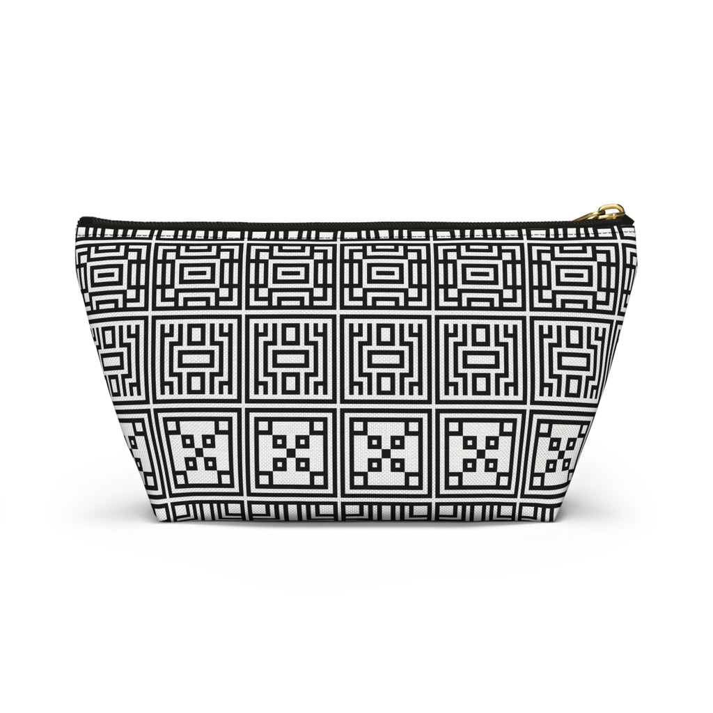 Chic Geometric Accessory Pouch - Perfect for Travel, Makeup, or Everyday Use, Stylish Gift for Friends and Family