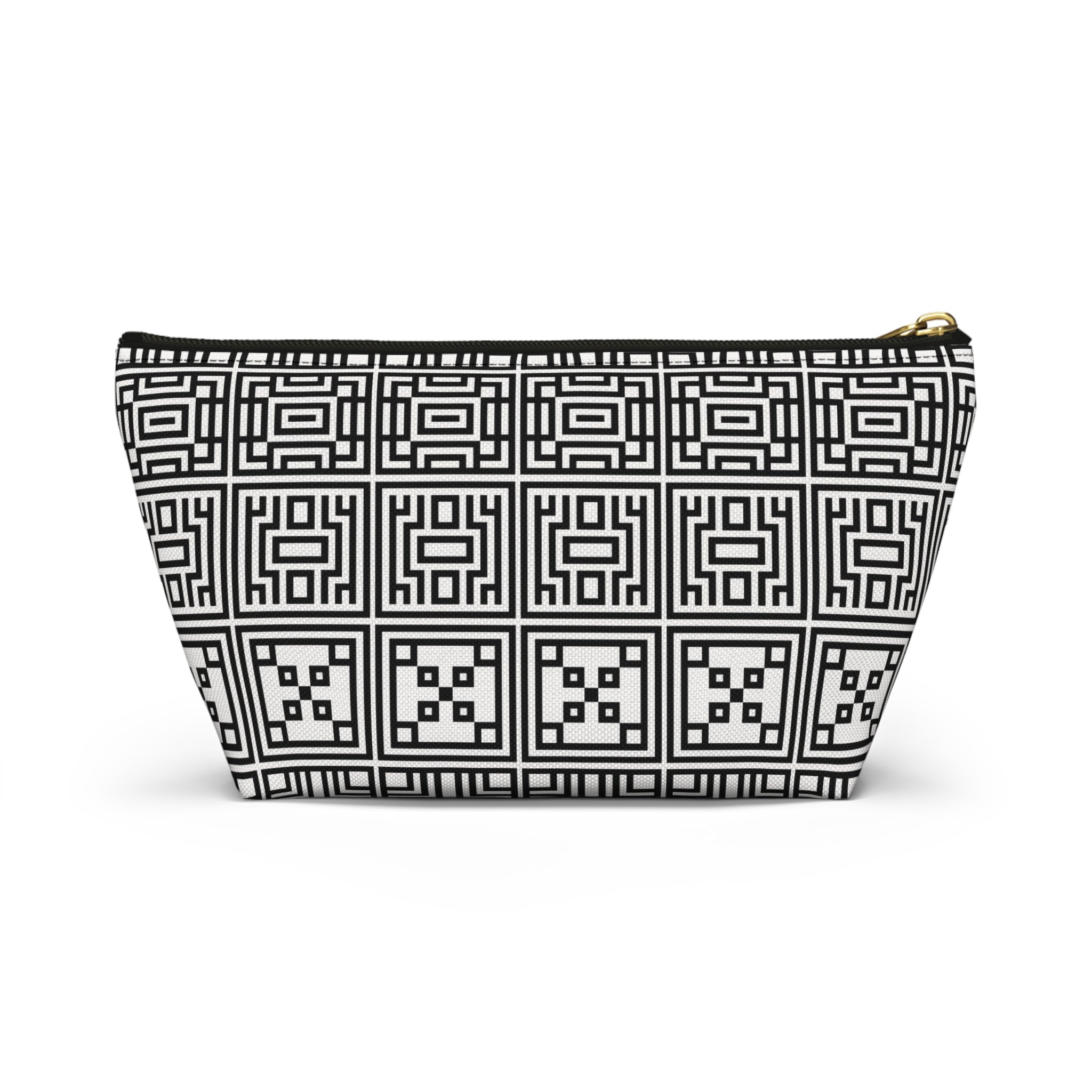 Chic Geometric Accessory Pouch - Perfect for Travel, Makeup, or Everyday Use, Stylish Gift for Friends and Family