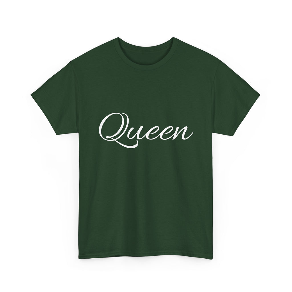 Queen Unisex Heavy Cotton Tee, Stylish Tee, Gift for Her, Casual Wear, Birthday Gift, Women’s Fashion