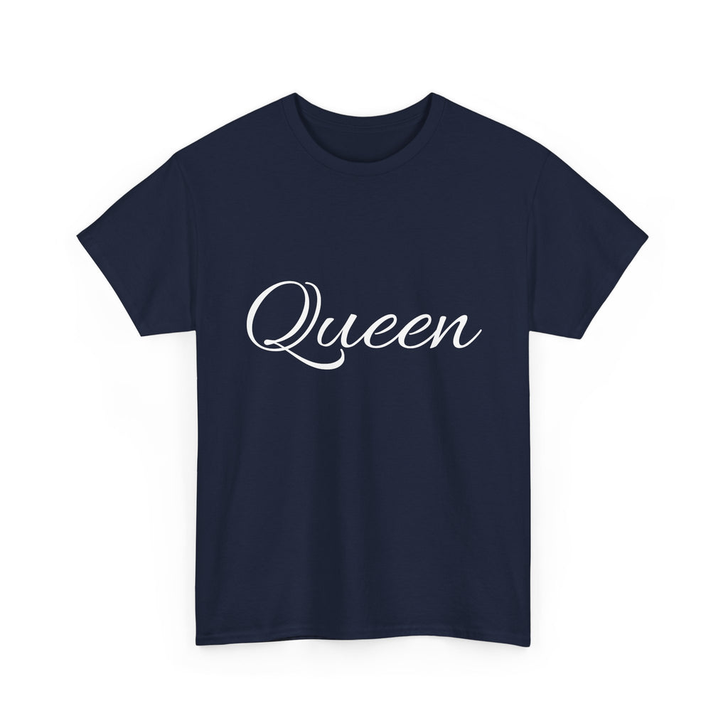 Queen Unisex Heavy Cotton Tee, Stylish Tee, Gift for Her, Casual Wear, Birthday Gift, Women’s Fashion
